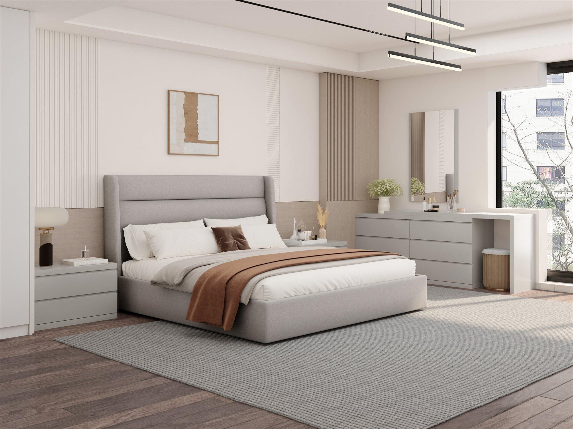 Whiteline Modern Living Tokyo Bedroom Set