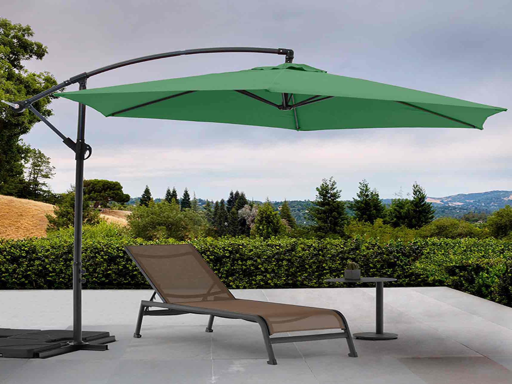 Whiteline Modern Living Outdoor Aiden Green Umbrella