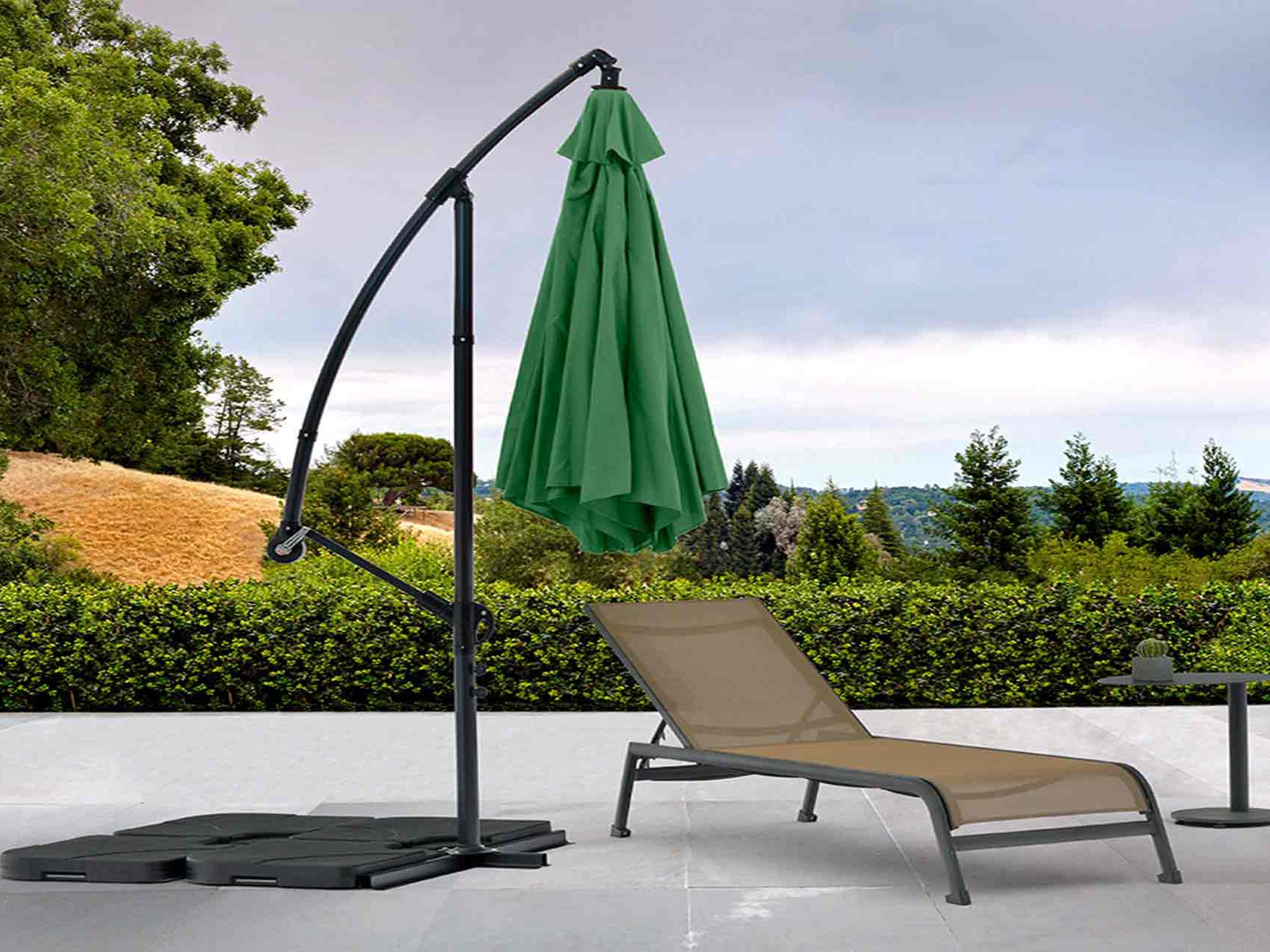 Whiteline Modern Living Outdoor Aiden Green Umbrella