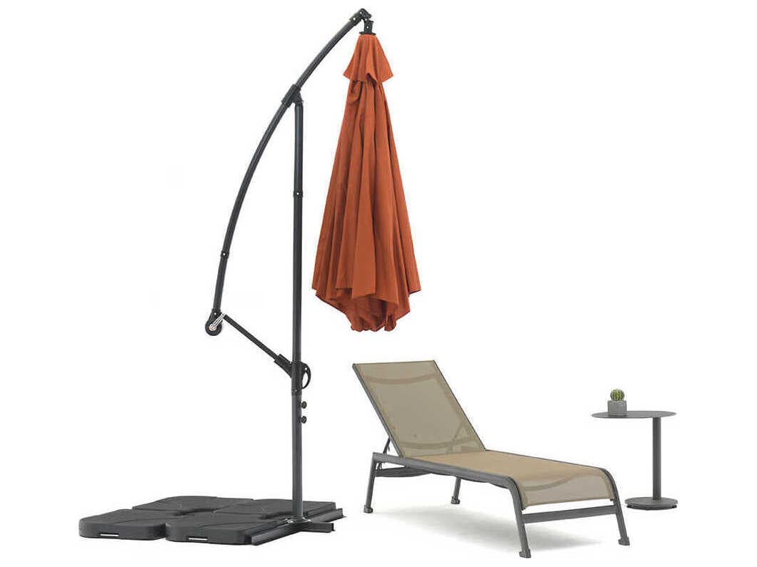 Whiteline Modern Living Outdoor Aiden Orange Umbrella