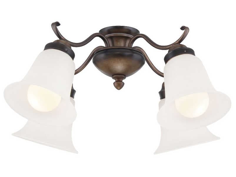 Wind River Estela French Beige LED Fan Light Kit