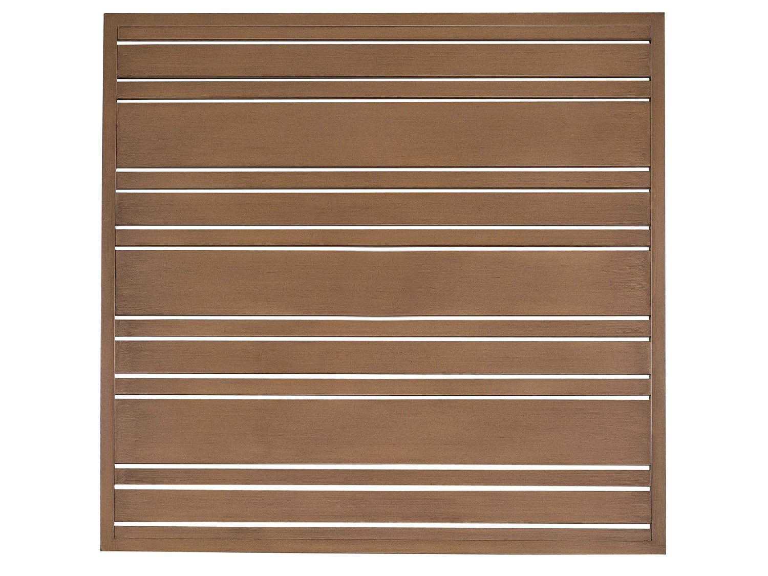 Woodard Extruded Aluminum Tri-Slat Square Table Top