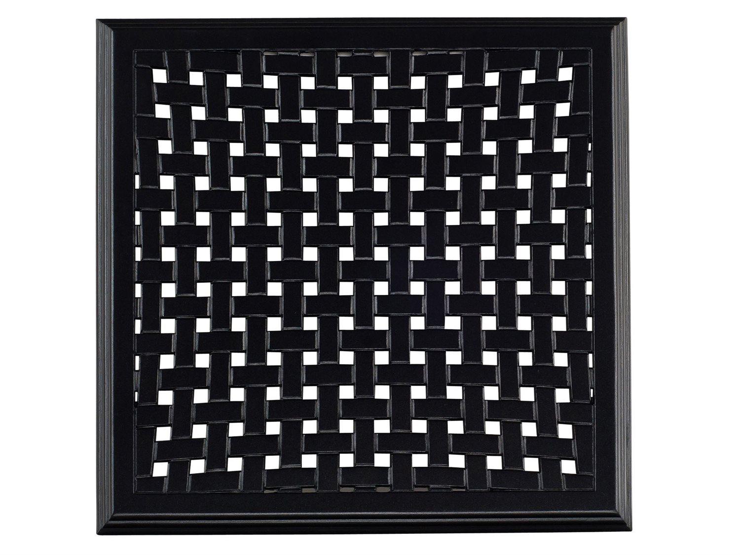 Woodard Cast Aluminum Thatch Square End Table Top