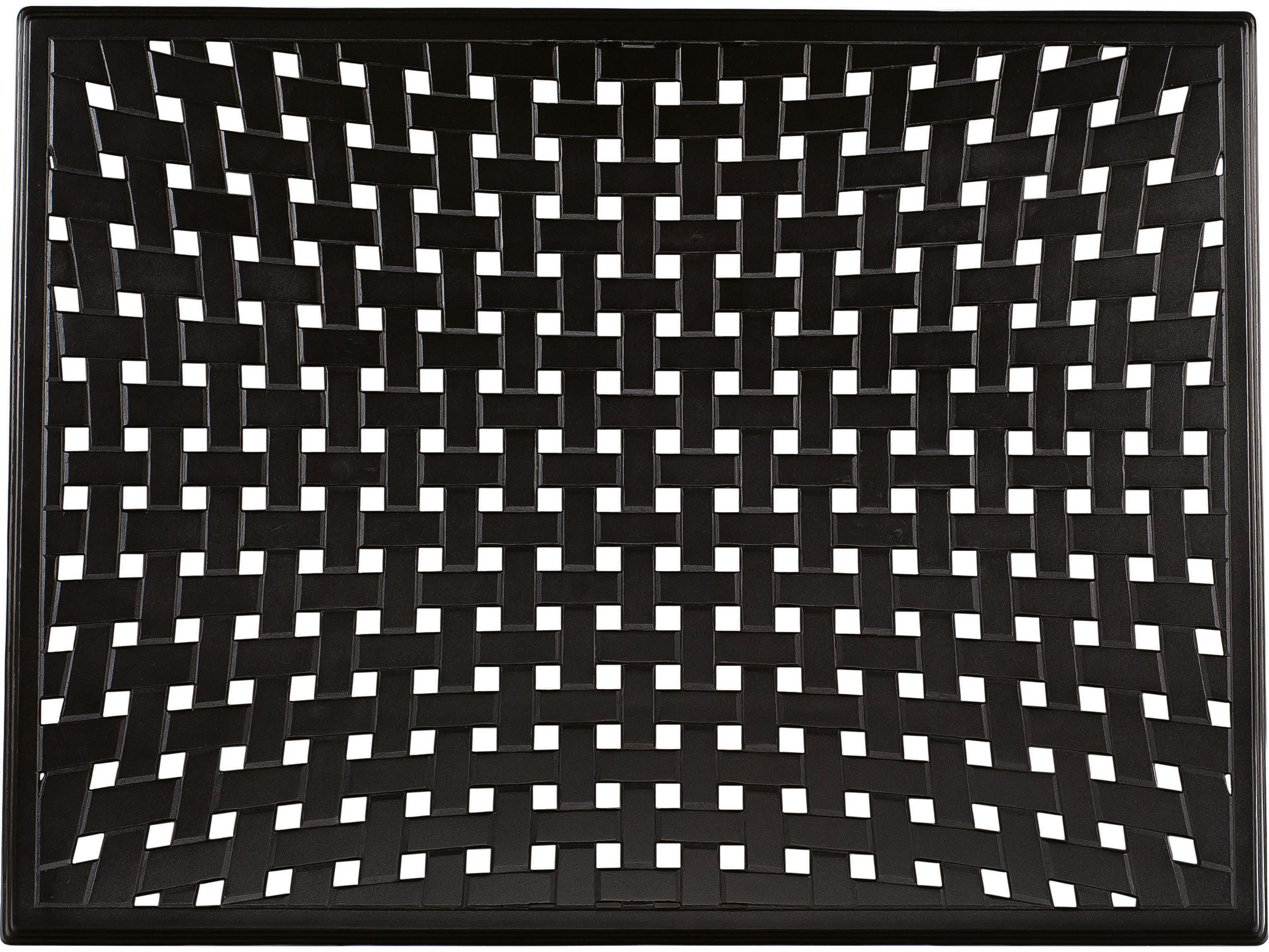 Woodard Cast Aluminum Thatch Rectangular Table Top