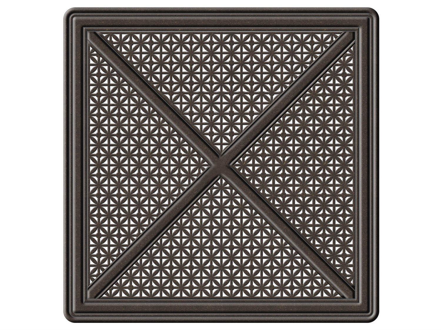 Woodard Cast Aluminum Hampton Square End Table Top