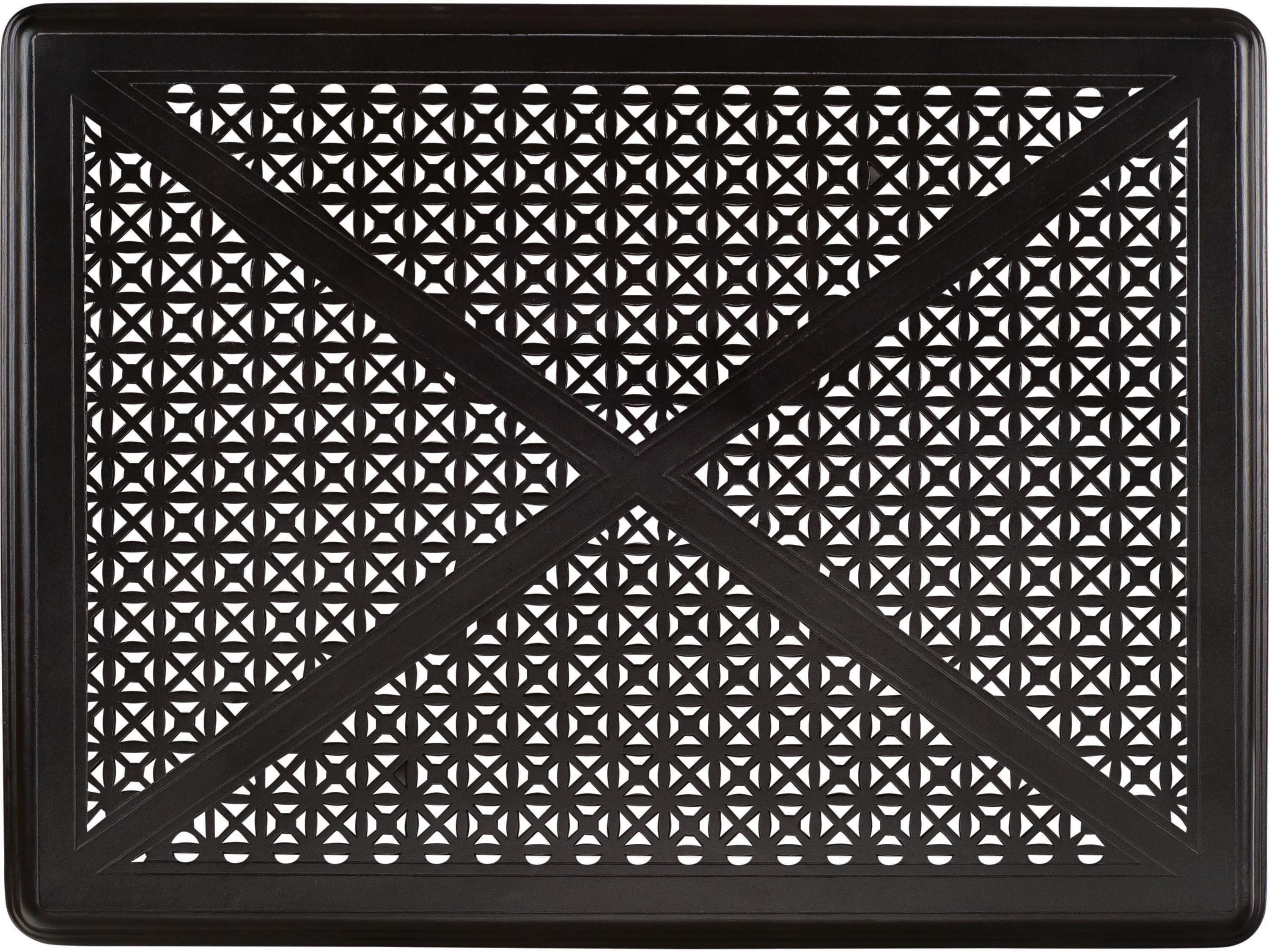 Woodard Cast Aluminum Hampton Rectangular Coffee Table Top