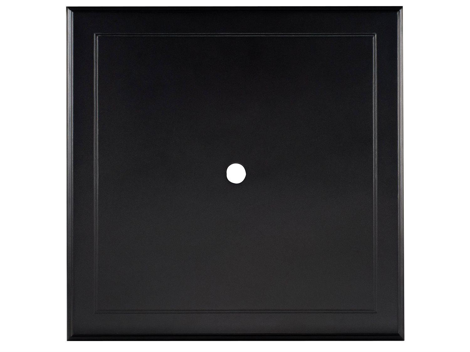 Woodard Solid Cast Aluminum Rolled Edge Square Table Top with Umbrella Hole