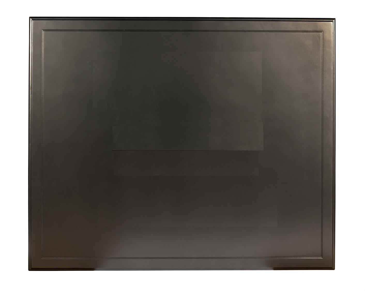 Woodard Solid Cast Aluminum Rolled Edge Rectangular Table Top with Umbrella Hole