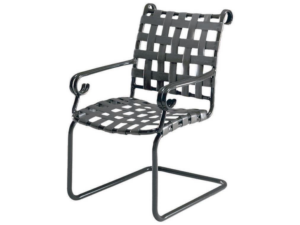 Woodard Ramsgate Strap Spring Base Dining Chair Replacement Cushions