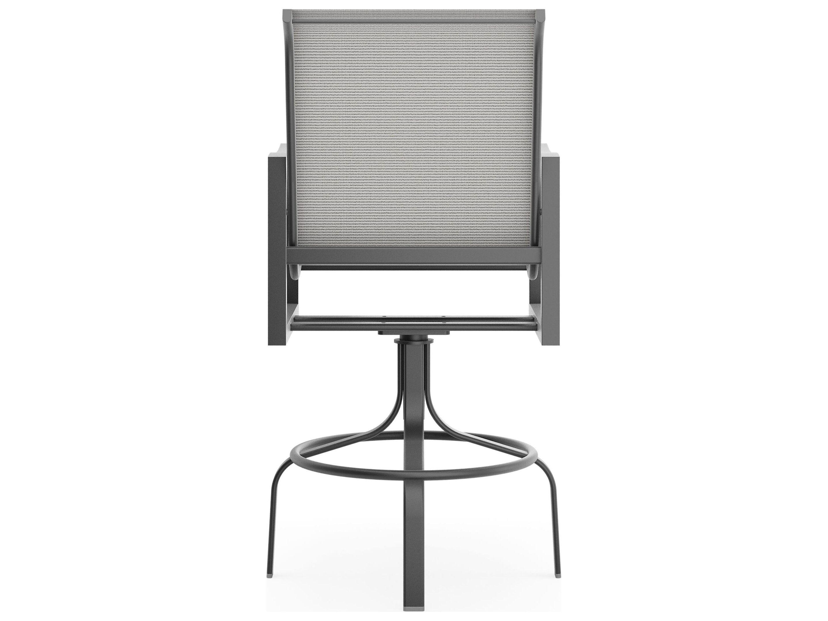 Woodard Nico Sling Aluminum Bar Stool