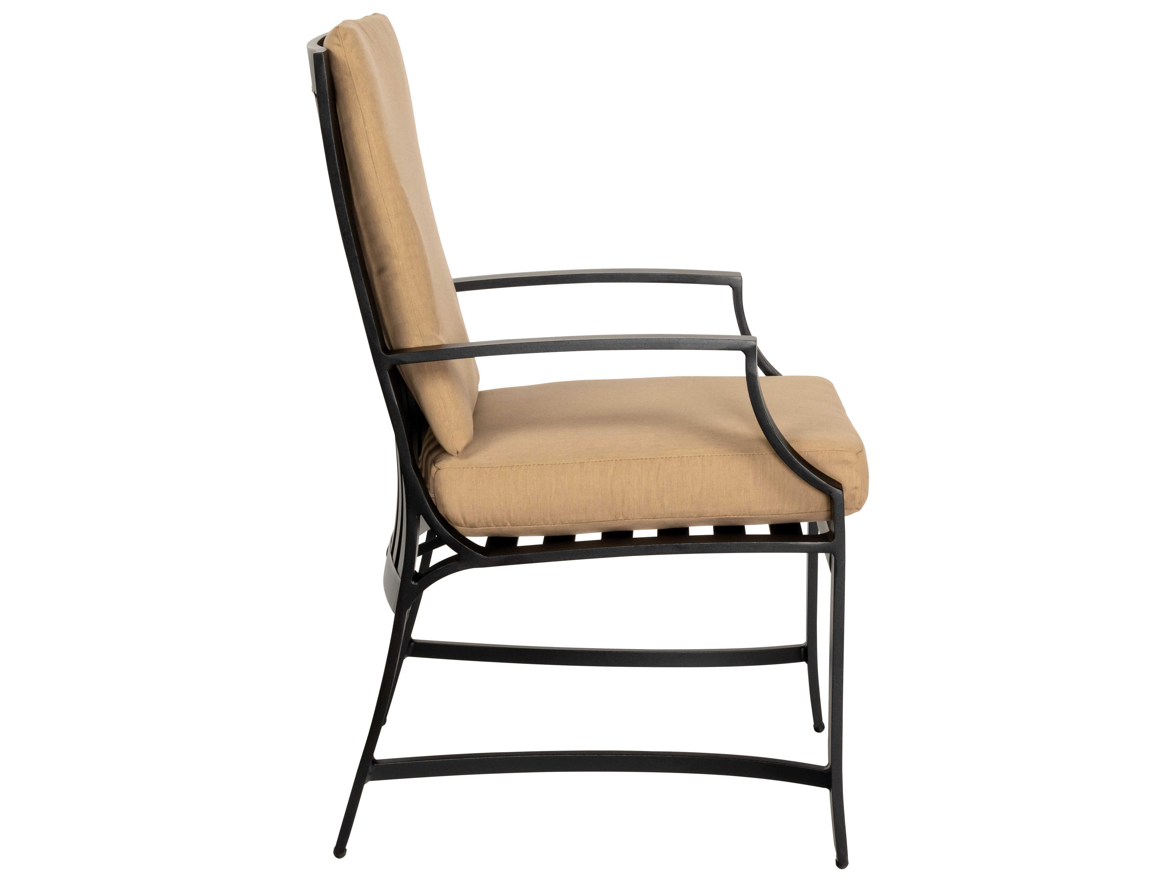 Woodard Seal Cove Aluminum Patio Dining Arm Chair