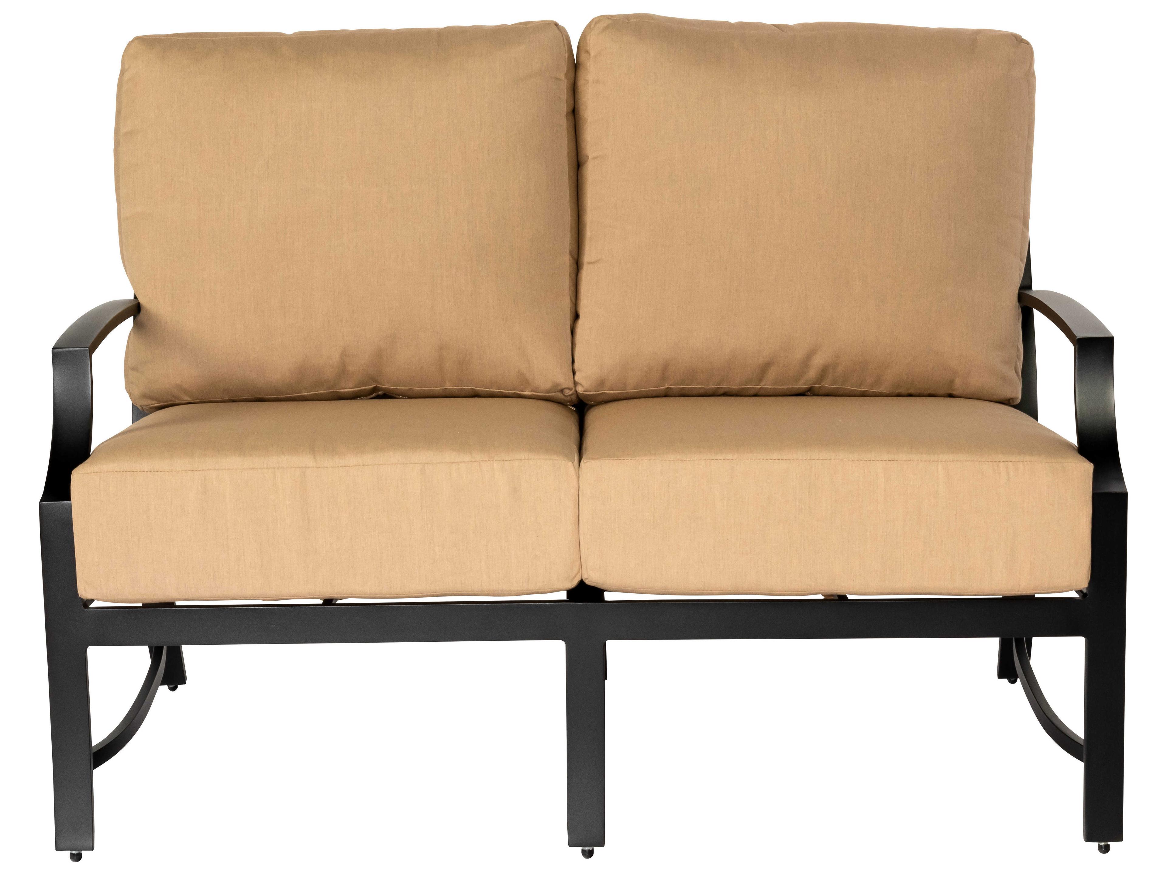 Woodard Seal Cove Aluminum Patio Loveseat