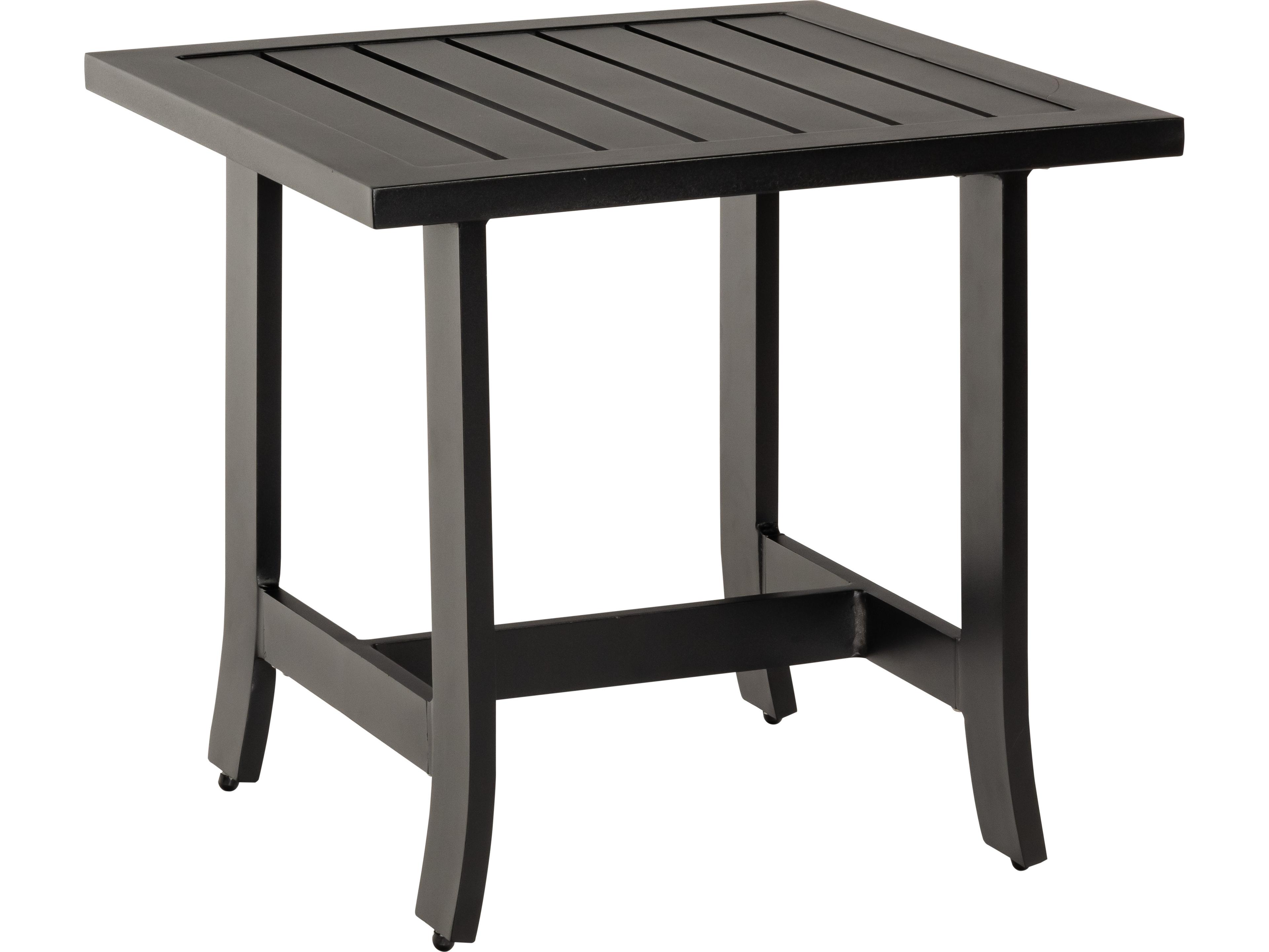 Woodard Seal Cove Aluminum Square Outdoor End Table