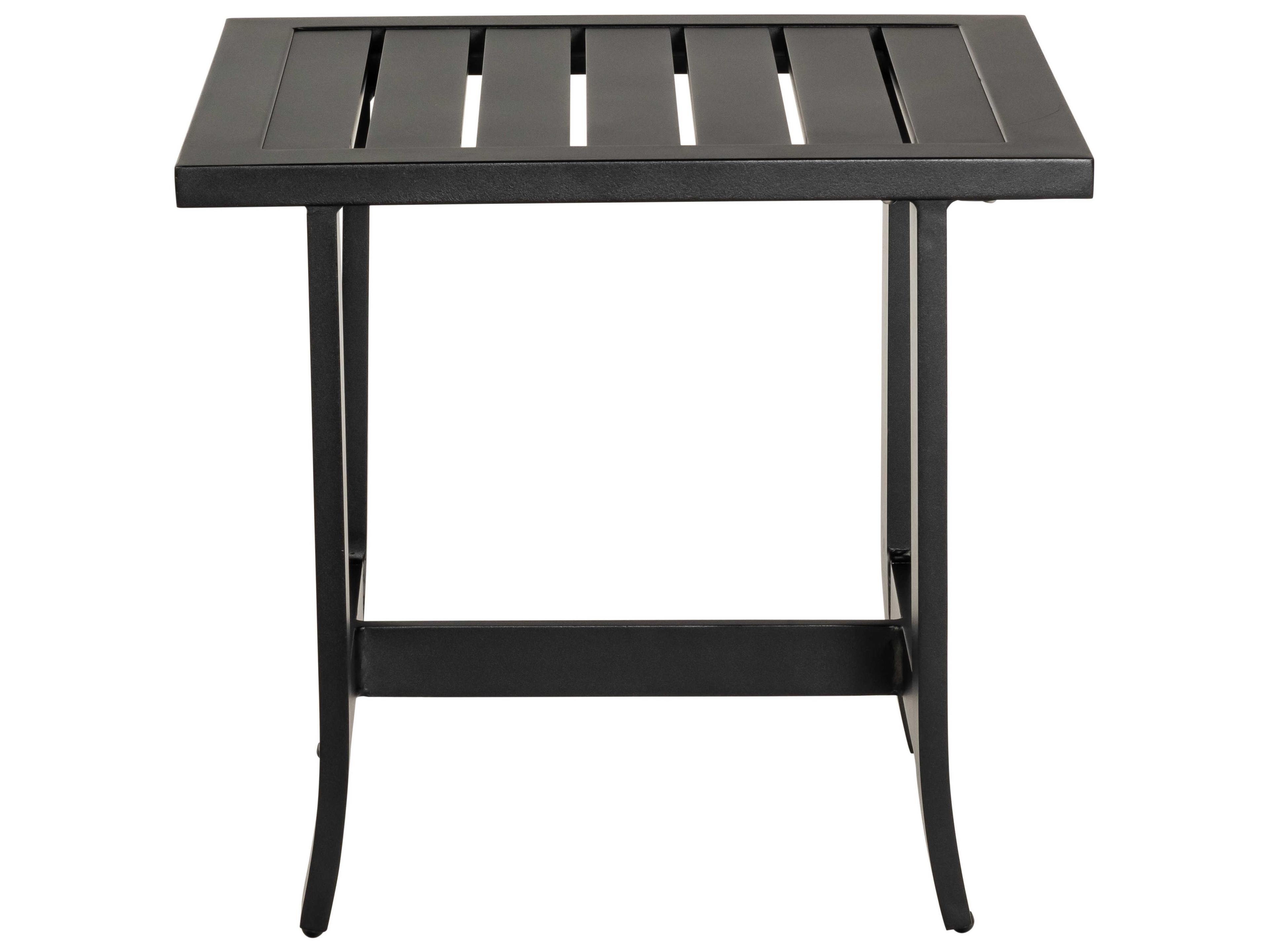 Woodard Seal Cove Aluminum Square Outdoor End Table