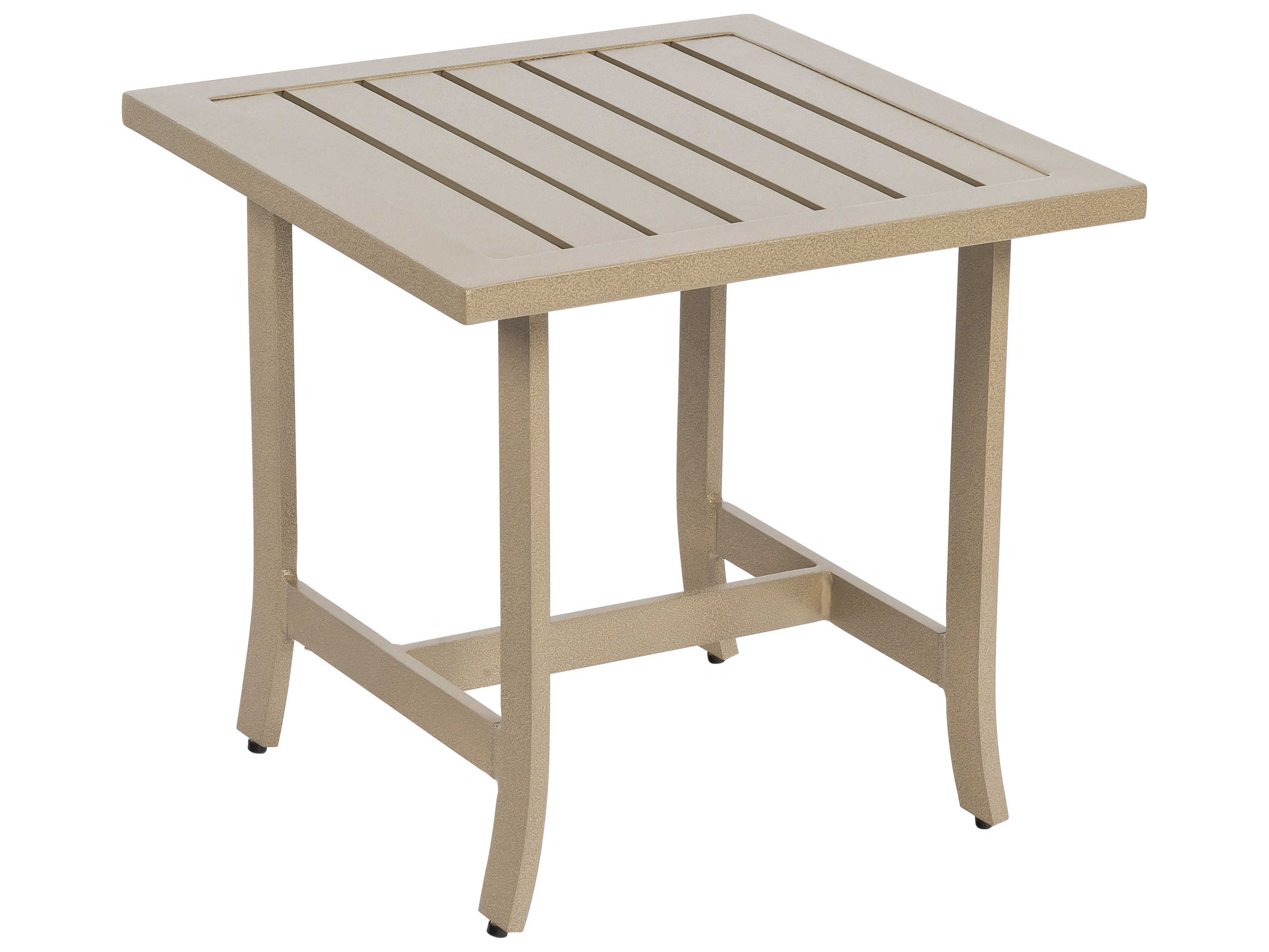 Woodard Seal Cove Aluminum Square Outdoor End Table