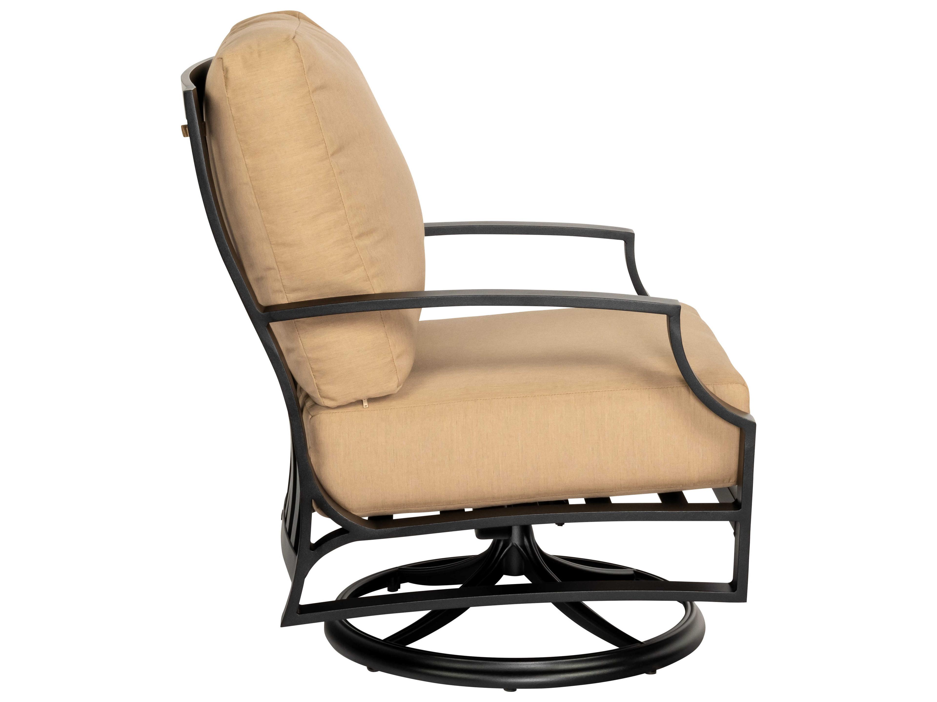 Woodard Seal Cove Aluminum Swivel Patio Lounge Chair
