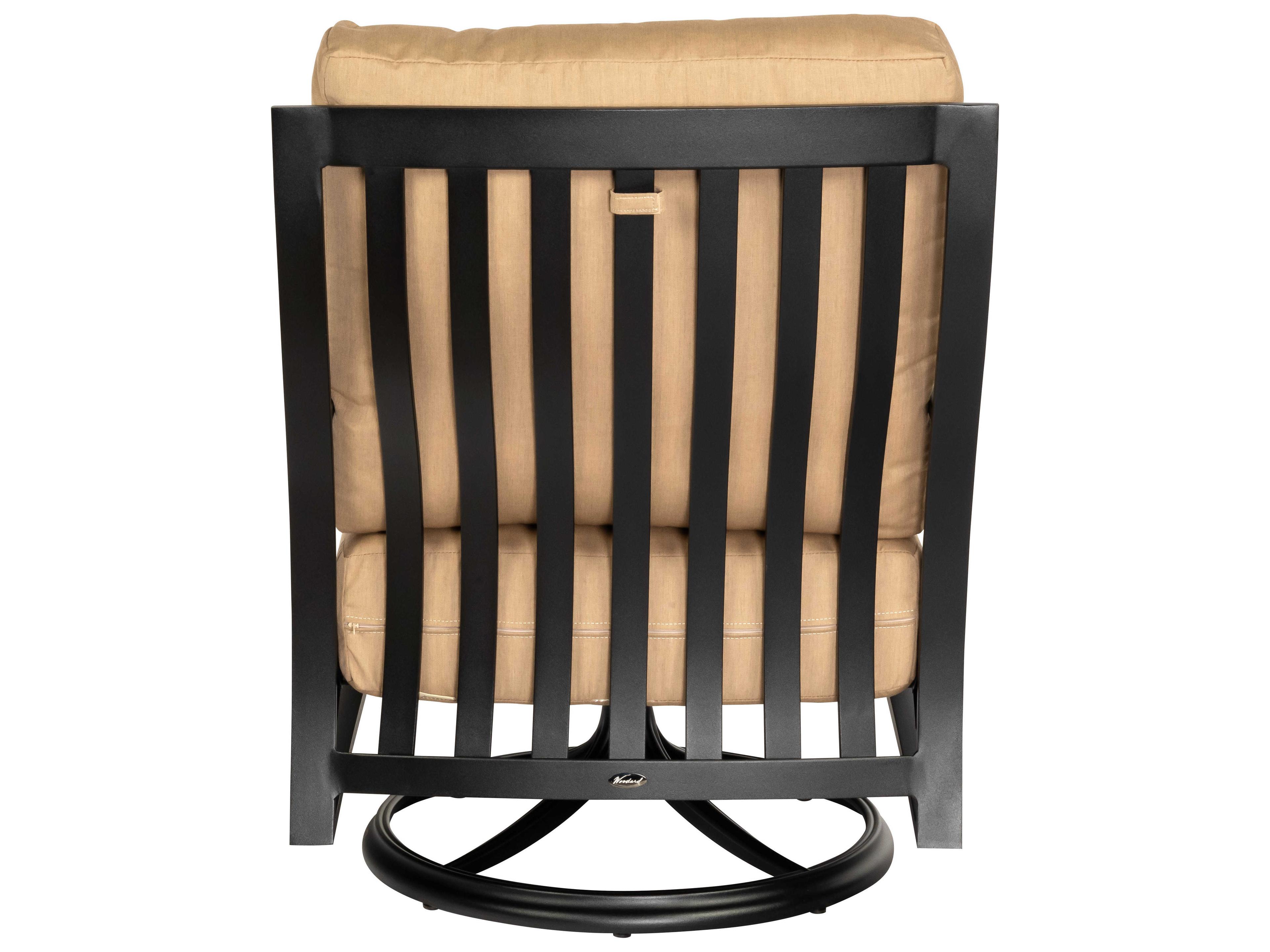 Woodard Seal Cove Aluminum Swivel Patio Lounge Chair