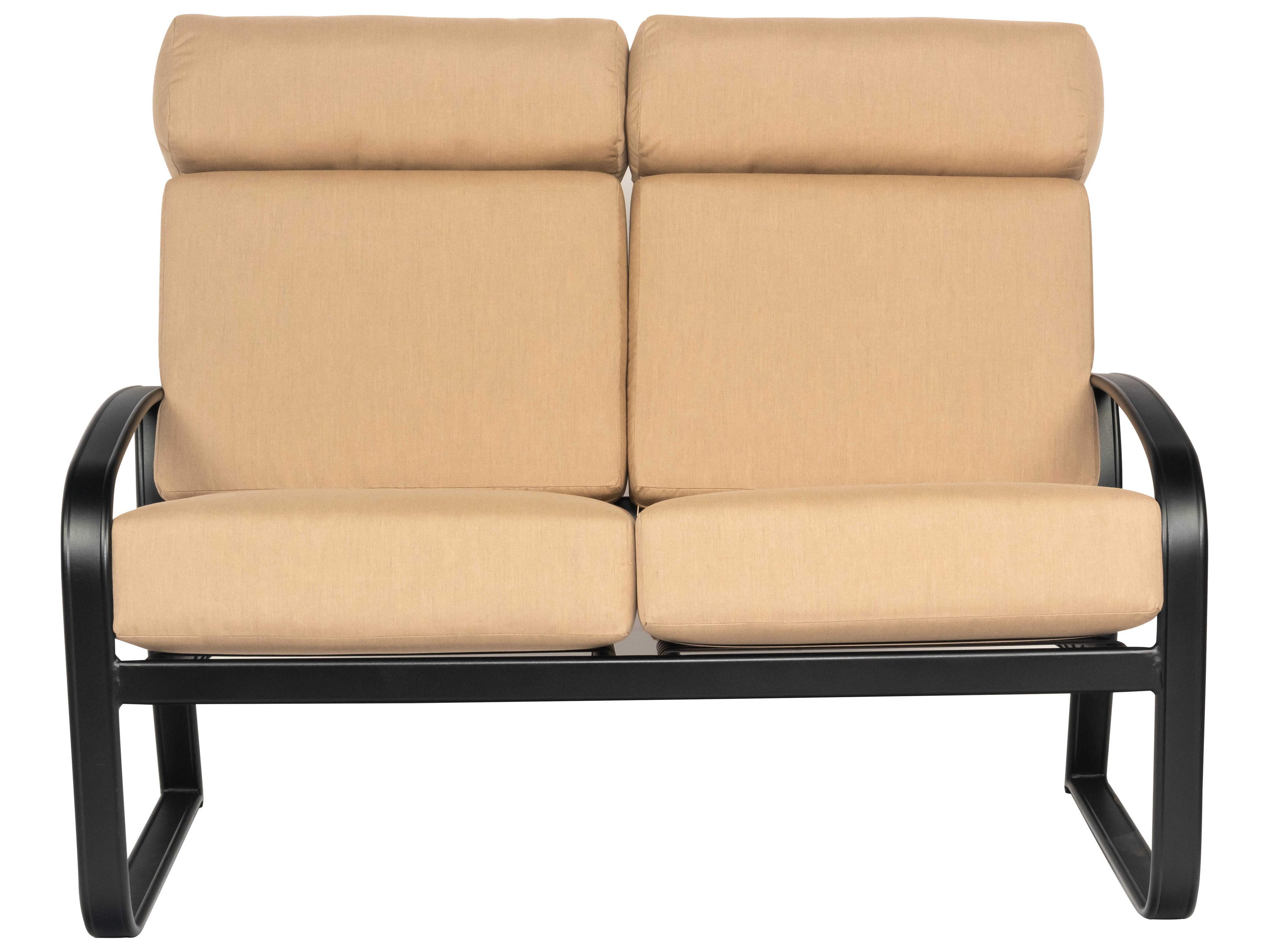 Woodard Cayman Isle Cushion Aluminum Outdoor Loveseat