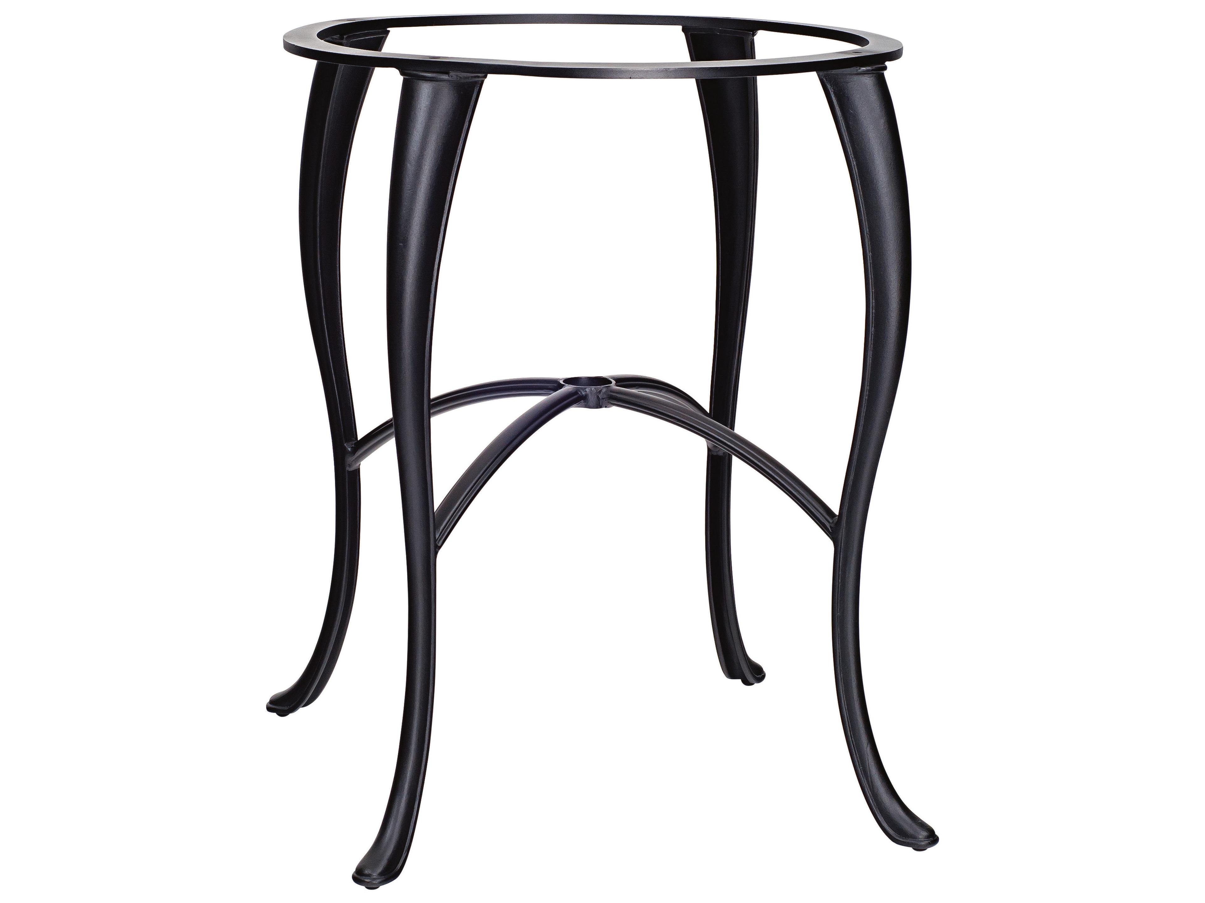 Woodard Cabriole Aluminum Bar Height Table Base