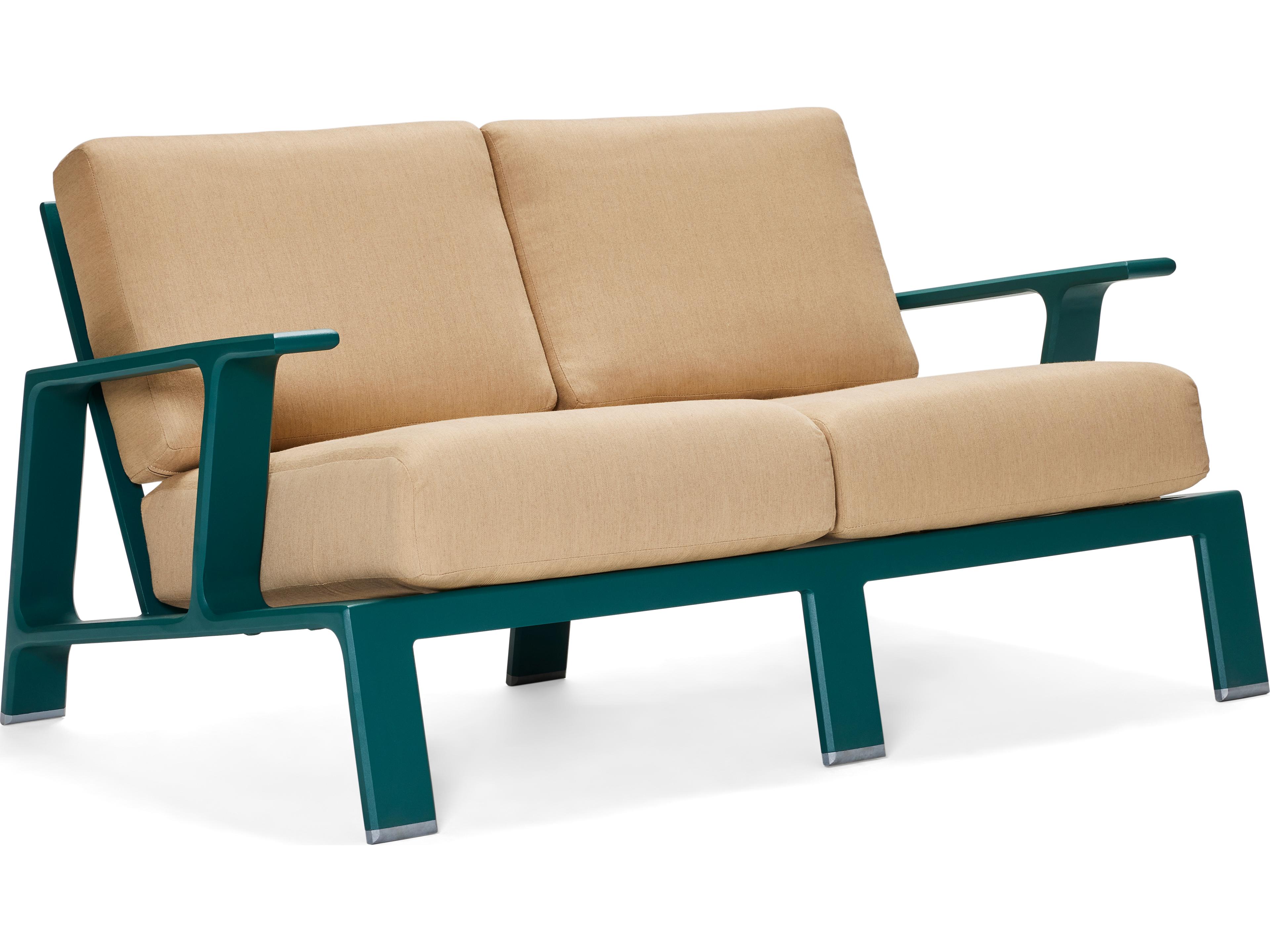 Woodard Elevation Aluminum Outdoor Loveseat