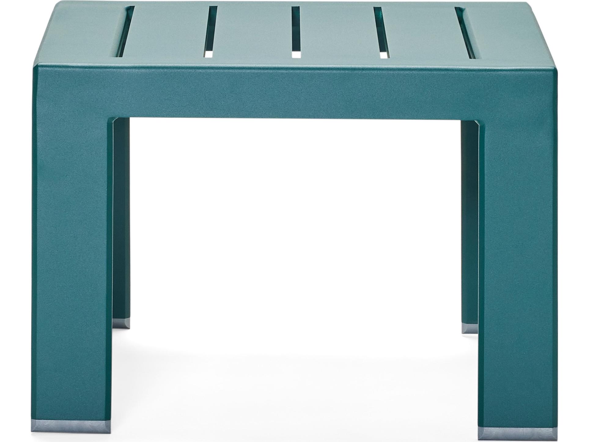 Woodard Elevation Aluminum Rectangular Outdoor End Table