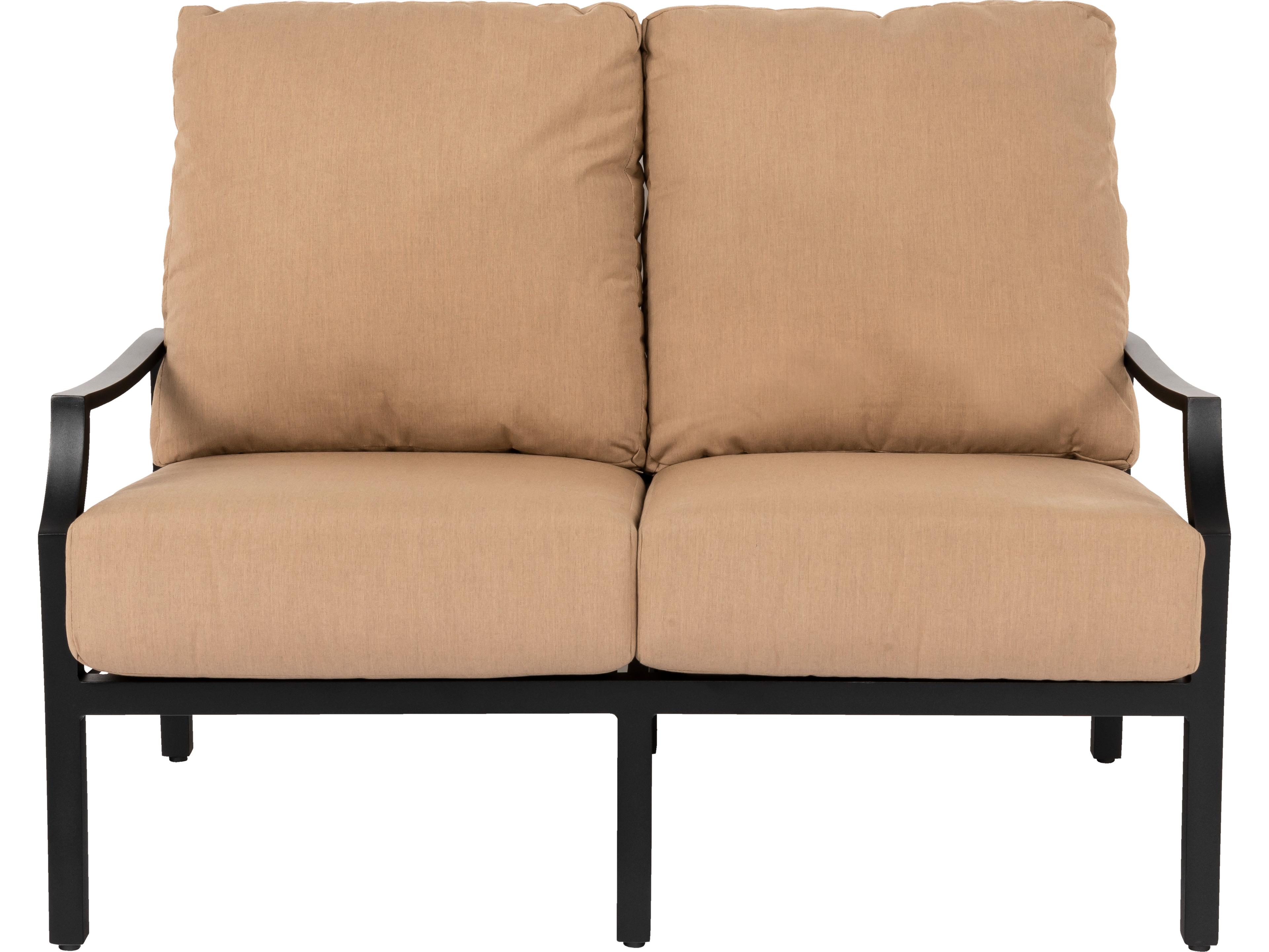 Woodard Nico Cushion Aluminum Outdoor Patio Loveseat