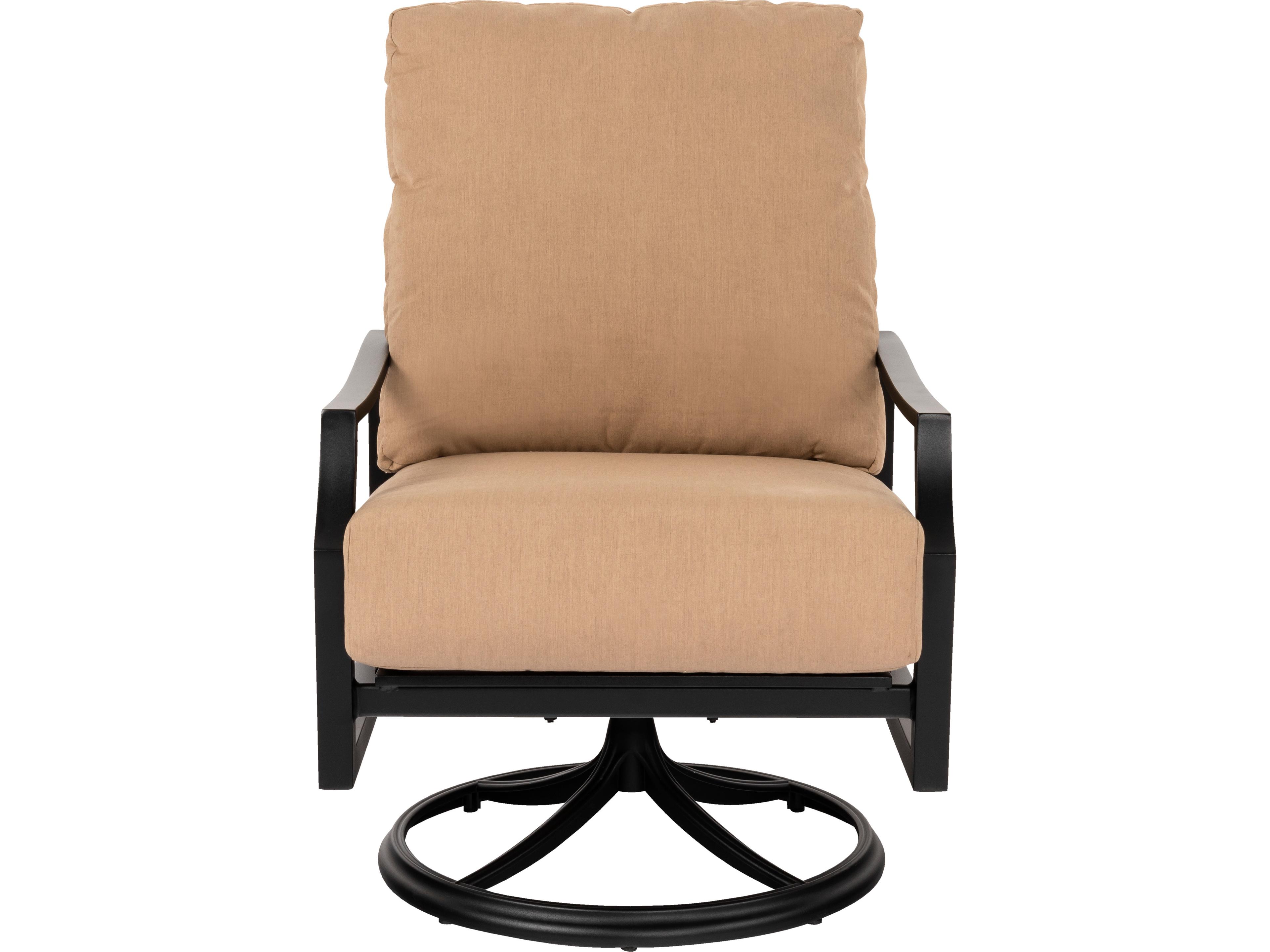 Woodard Nico Cushion Aluminum Swivel Rocking Outdoor Lounge Chair