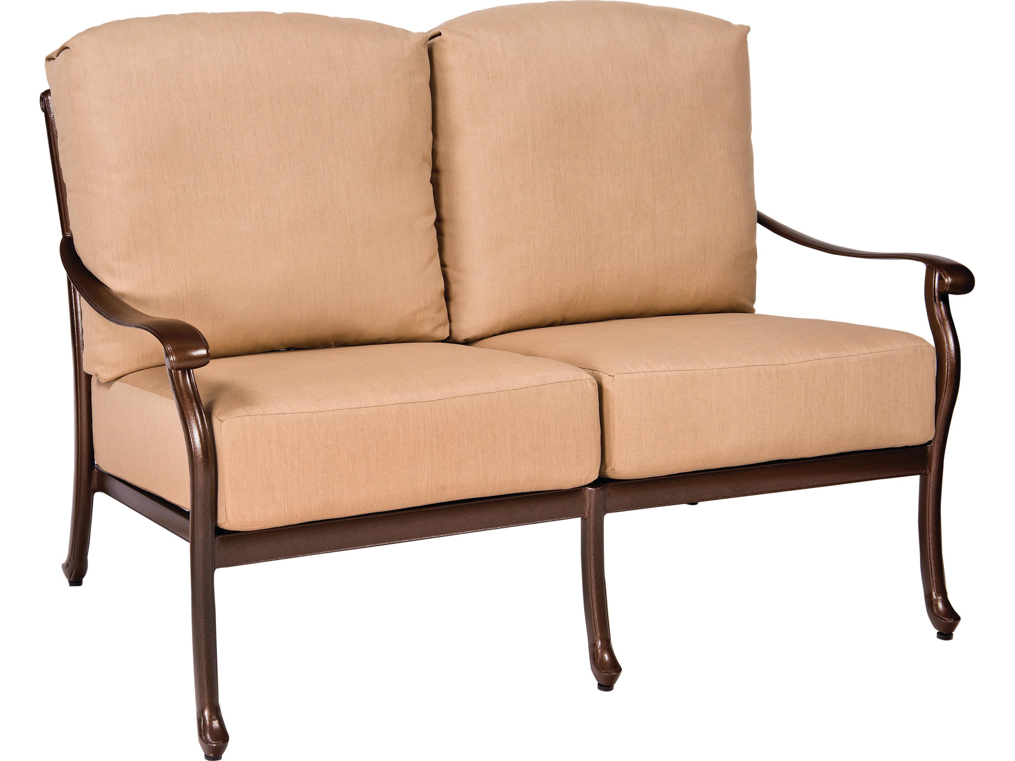 Woodard Casa Cast Aluminum Patio Loveseat