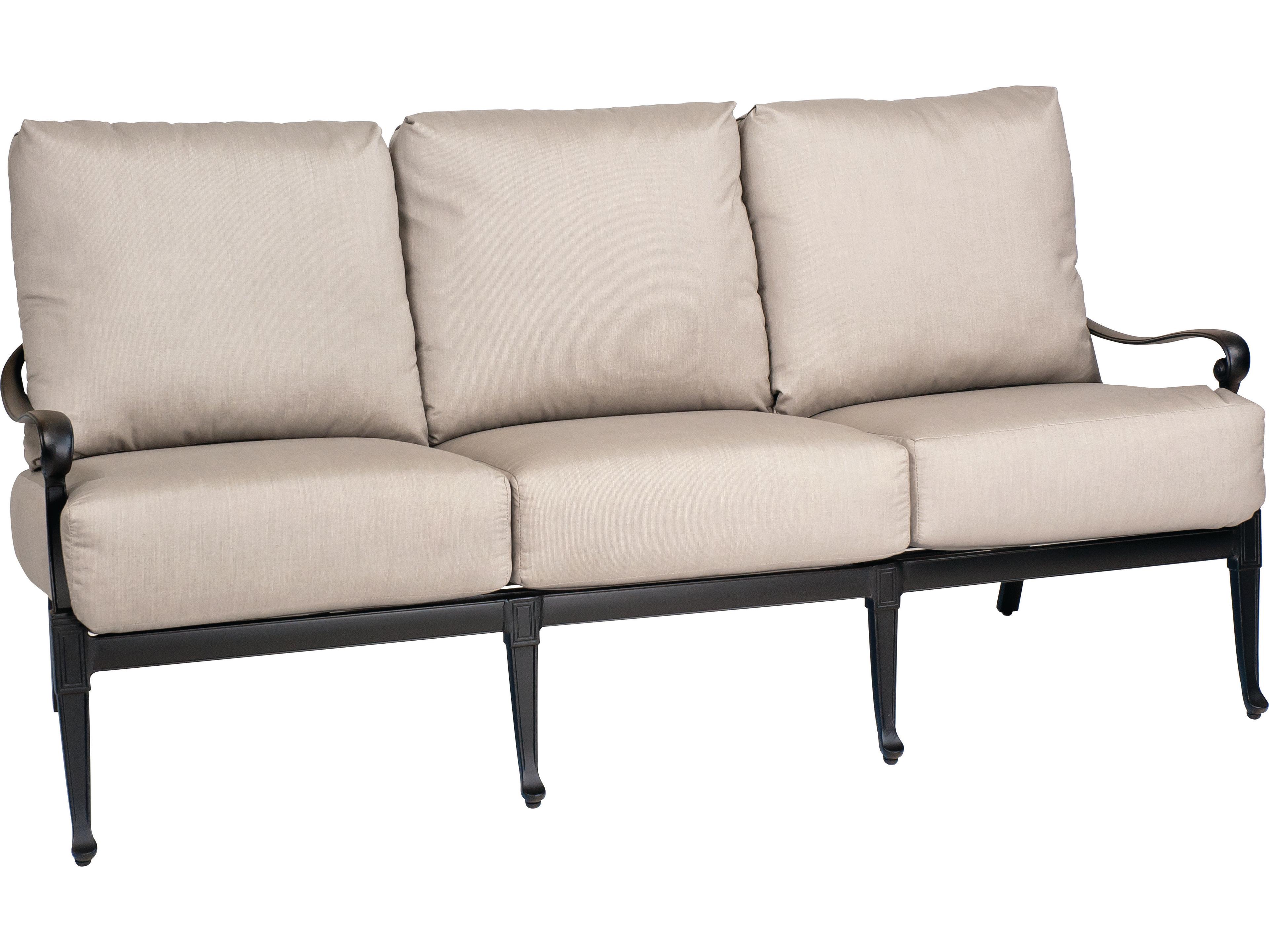 Woodard Wiltshire Cast Aluminum Outdoor Patio Sofa