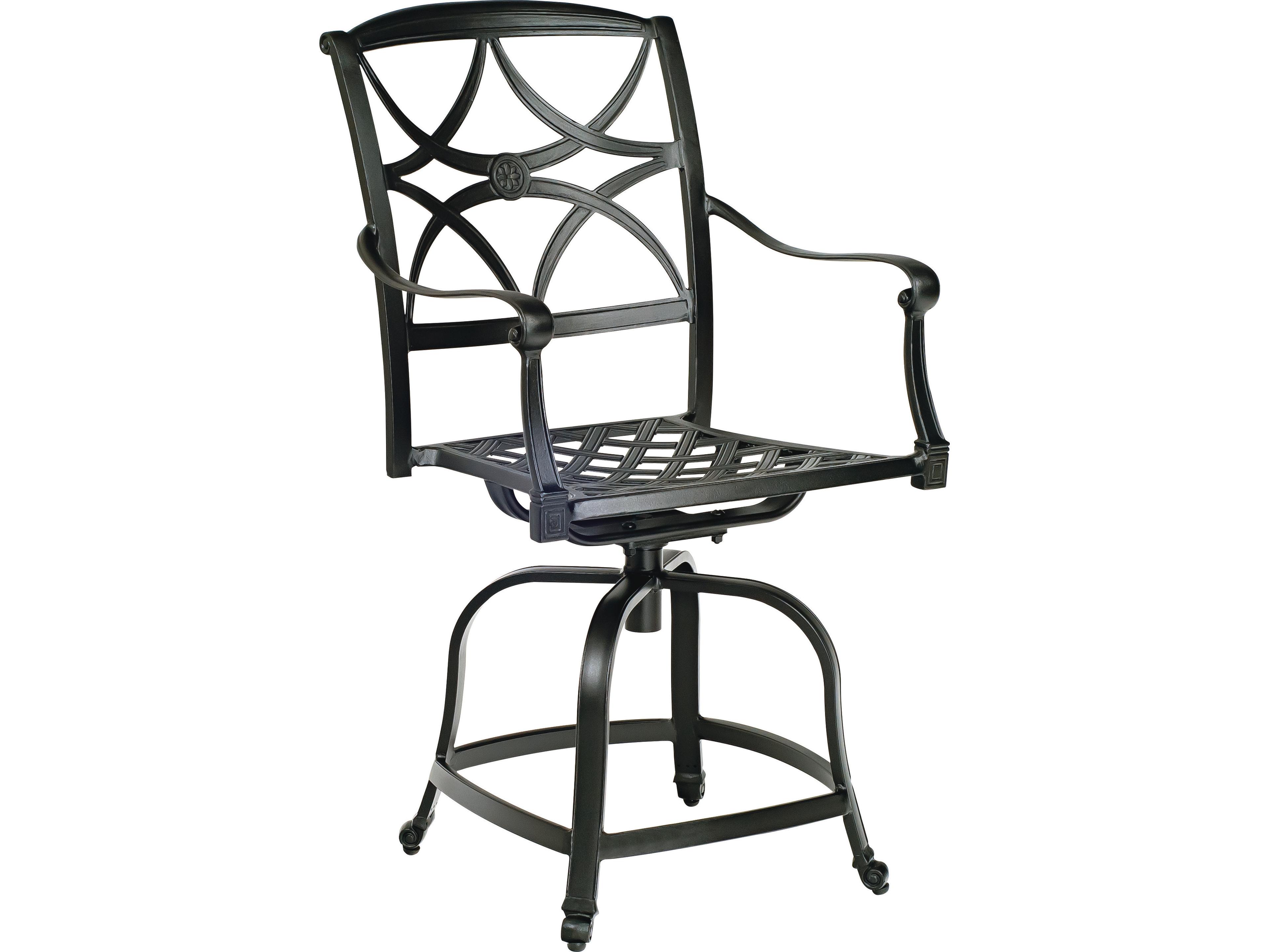 Woodard Wiltshire Cast Aluminum Swivel Outdoor Counter Stool