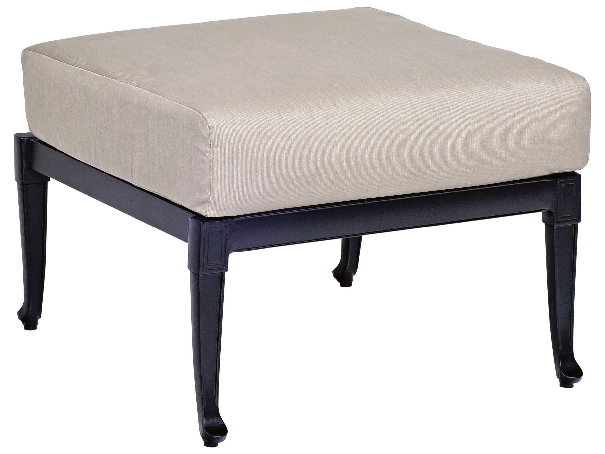 Woodard Wingate Ottoman Replacement Cushions