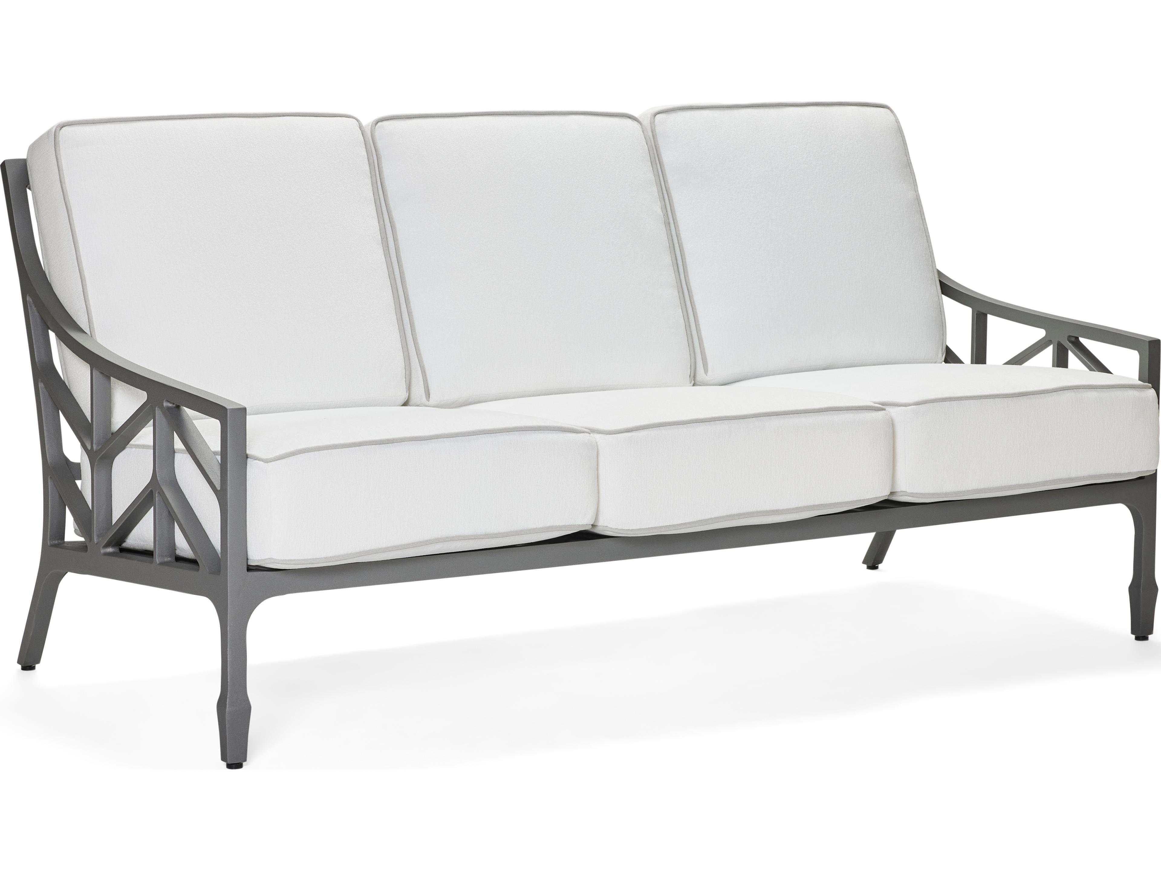 Woodard Alberti Cast Aluminum Patio Sofa