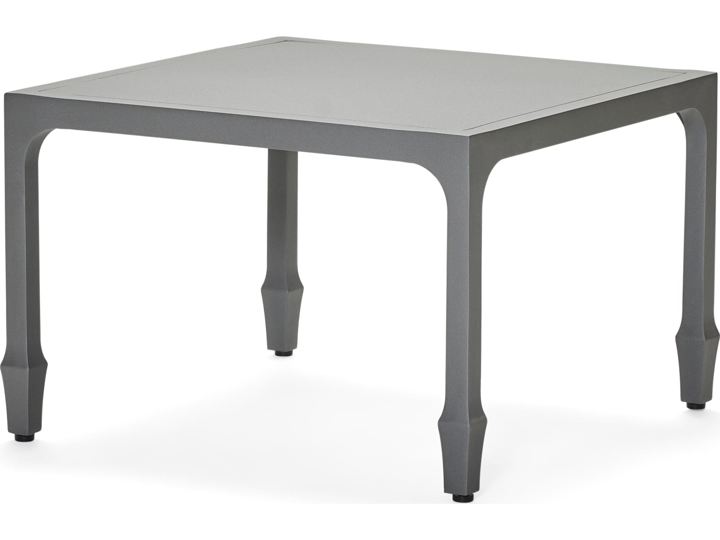 Woodard Alberti Cast Aluminum Square Outdoor Patio End Table