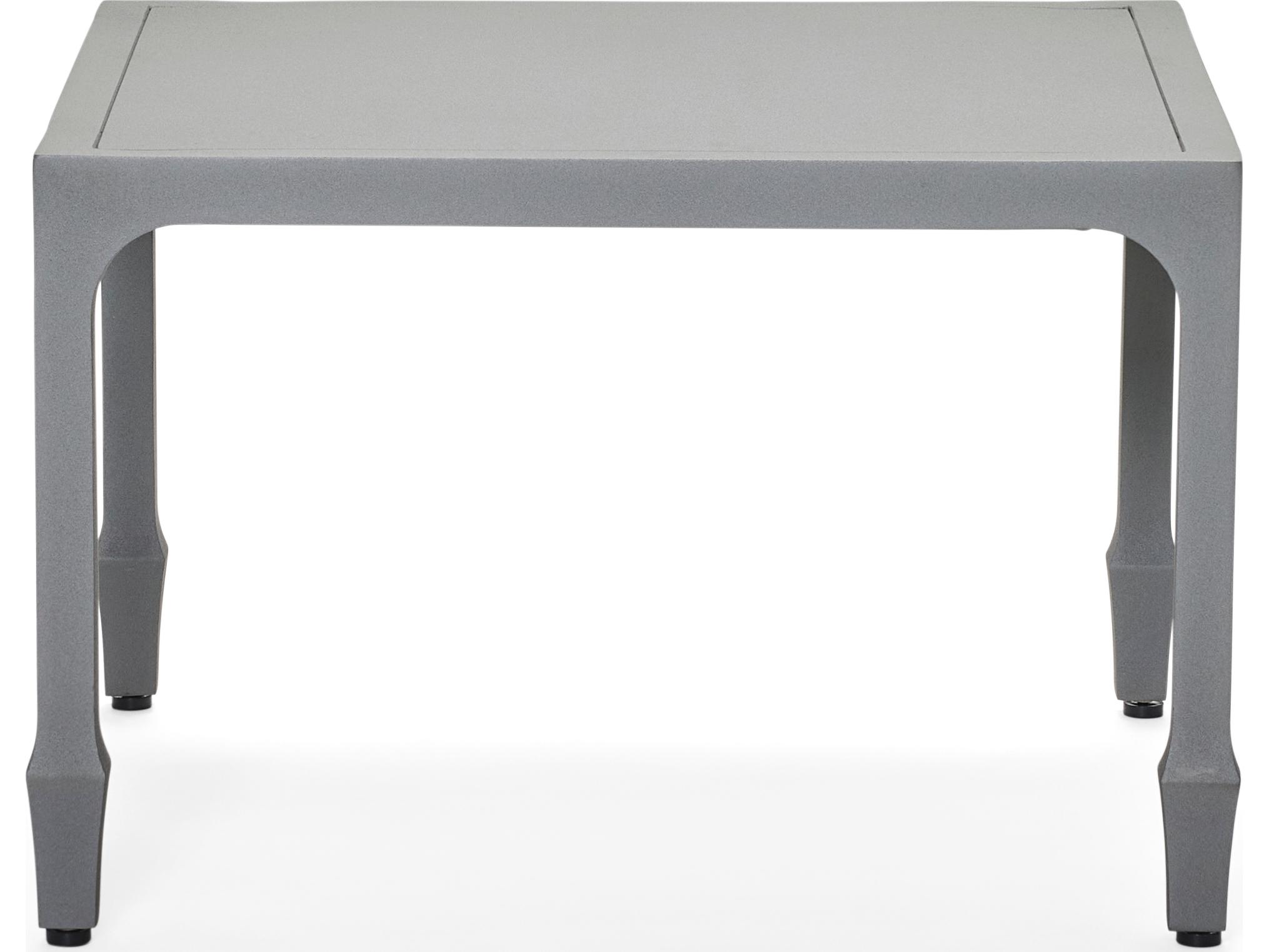 Woodard Alberti Cast Aluminum Square Outdoor Patio End Table