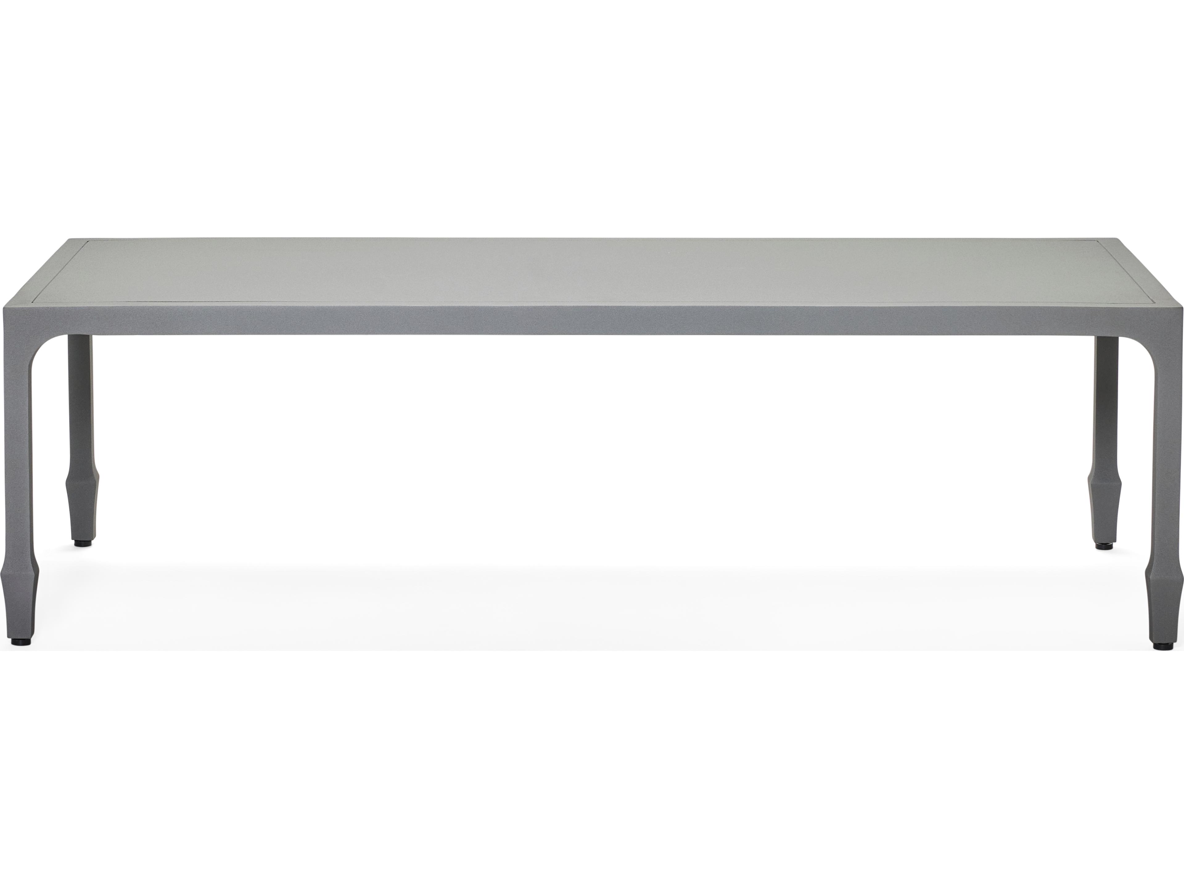 Woodard Alberti Cast Aluminum Rectangular Outdoor Patio Coffee Table