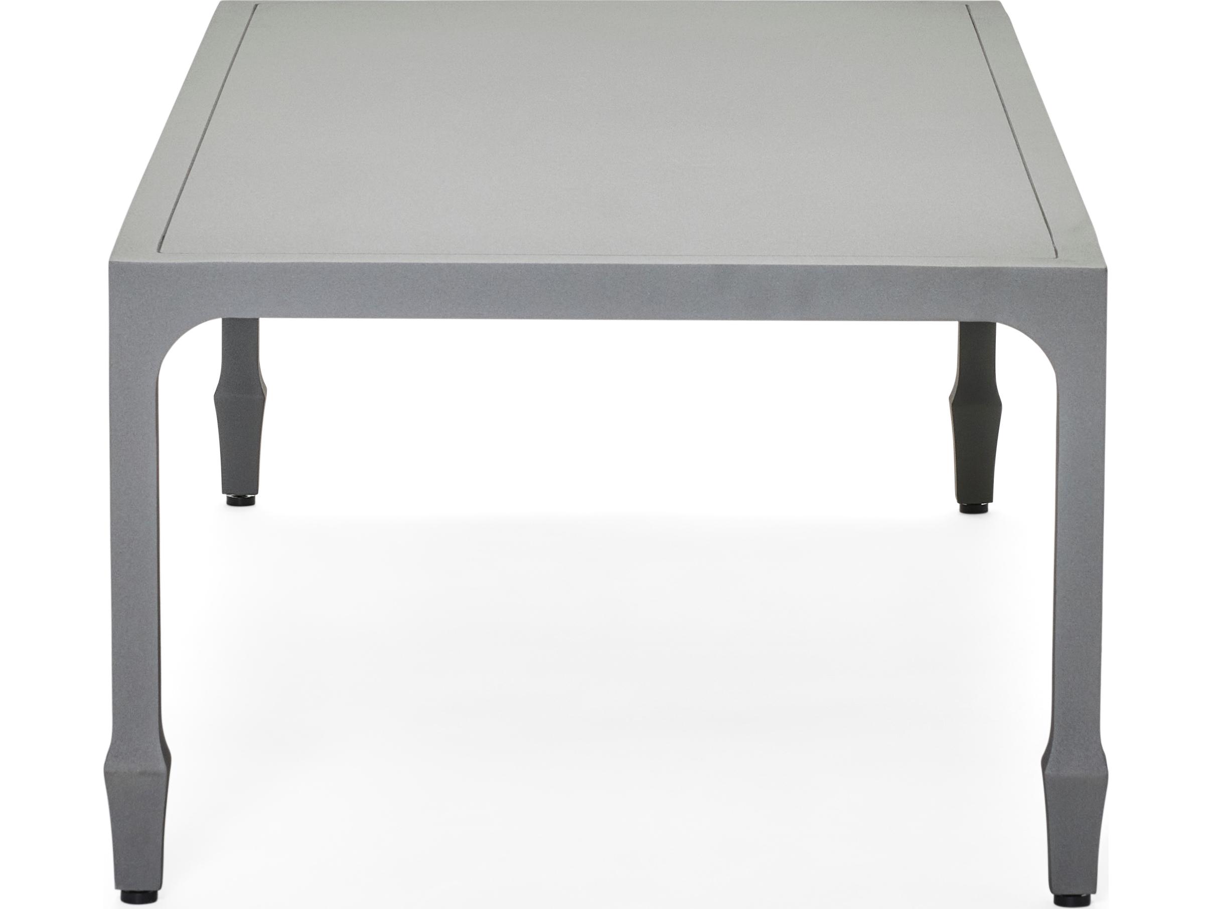 Woodard Alberti Cast Aluminum Rectangular Outdoor Patio Coffee Table