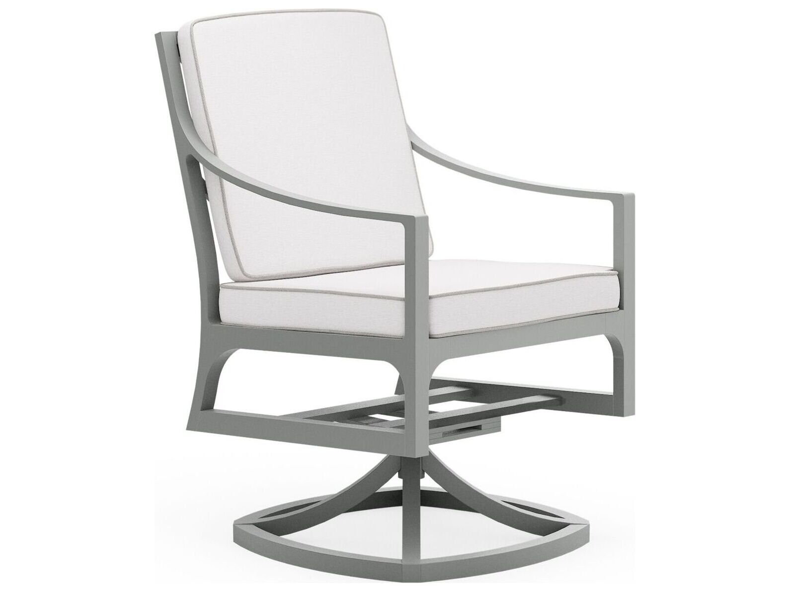 Woodard Alberti Aluminum Cushion Dining Chair
