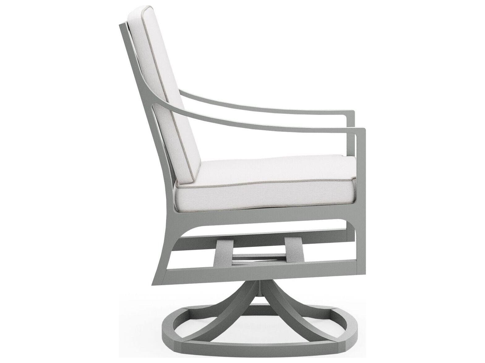 Woodard Alberti Aluminum Cushion Dining Chair