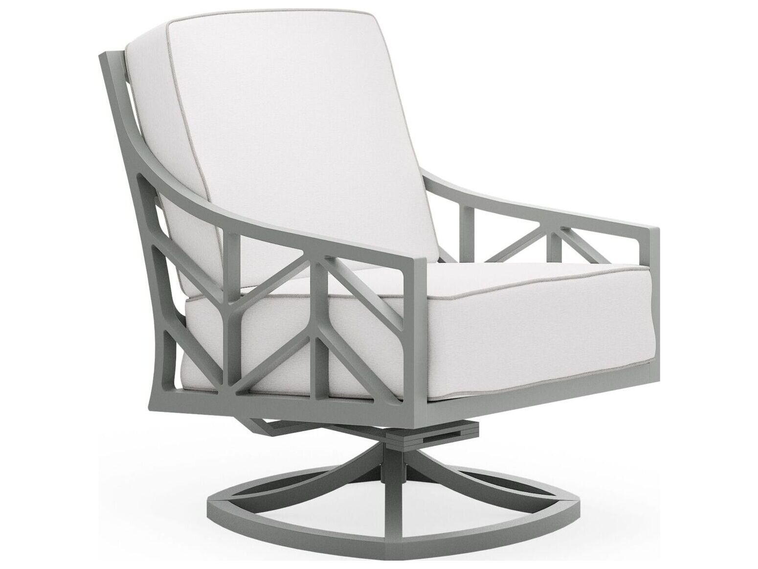 Woodard Alberti Aluminum Cushion Lounge Chair
