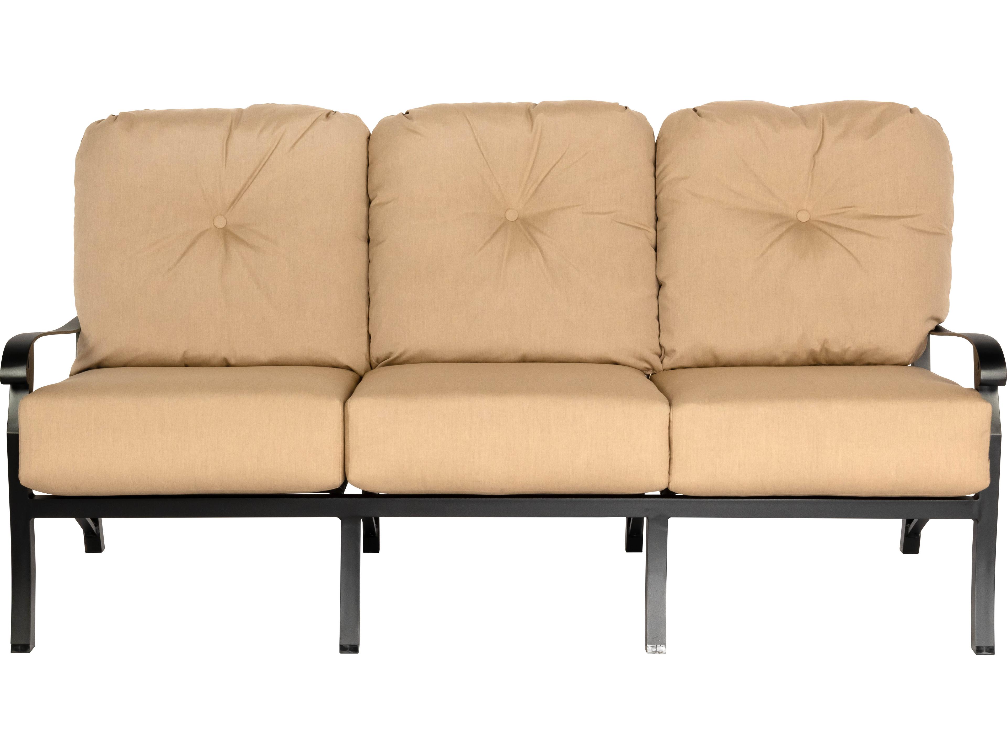 Woodard Cortland Cushion Aluminum Outdoor Patio Sofa