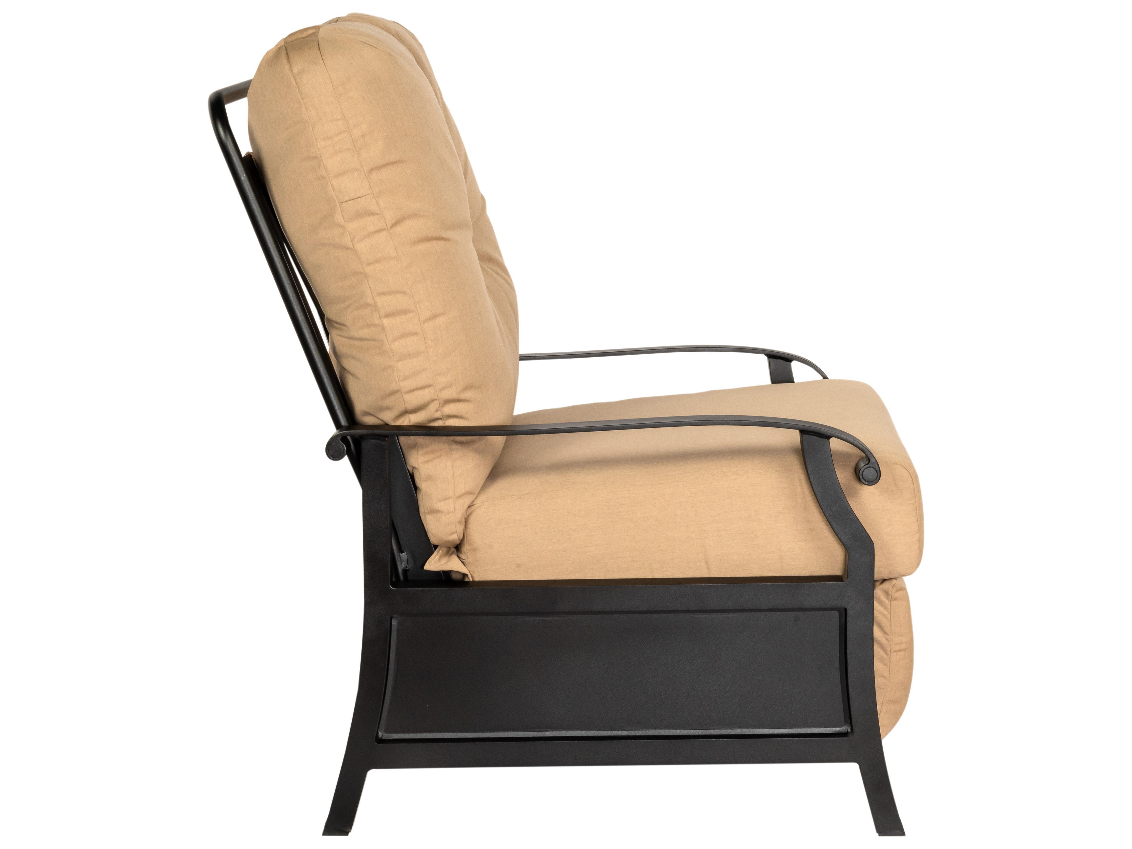 Woodard Cortland Cushion Aluminum Recliner Patio Lounge Chair