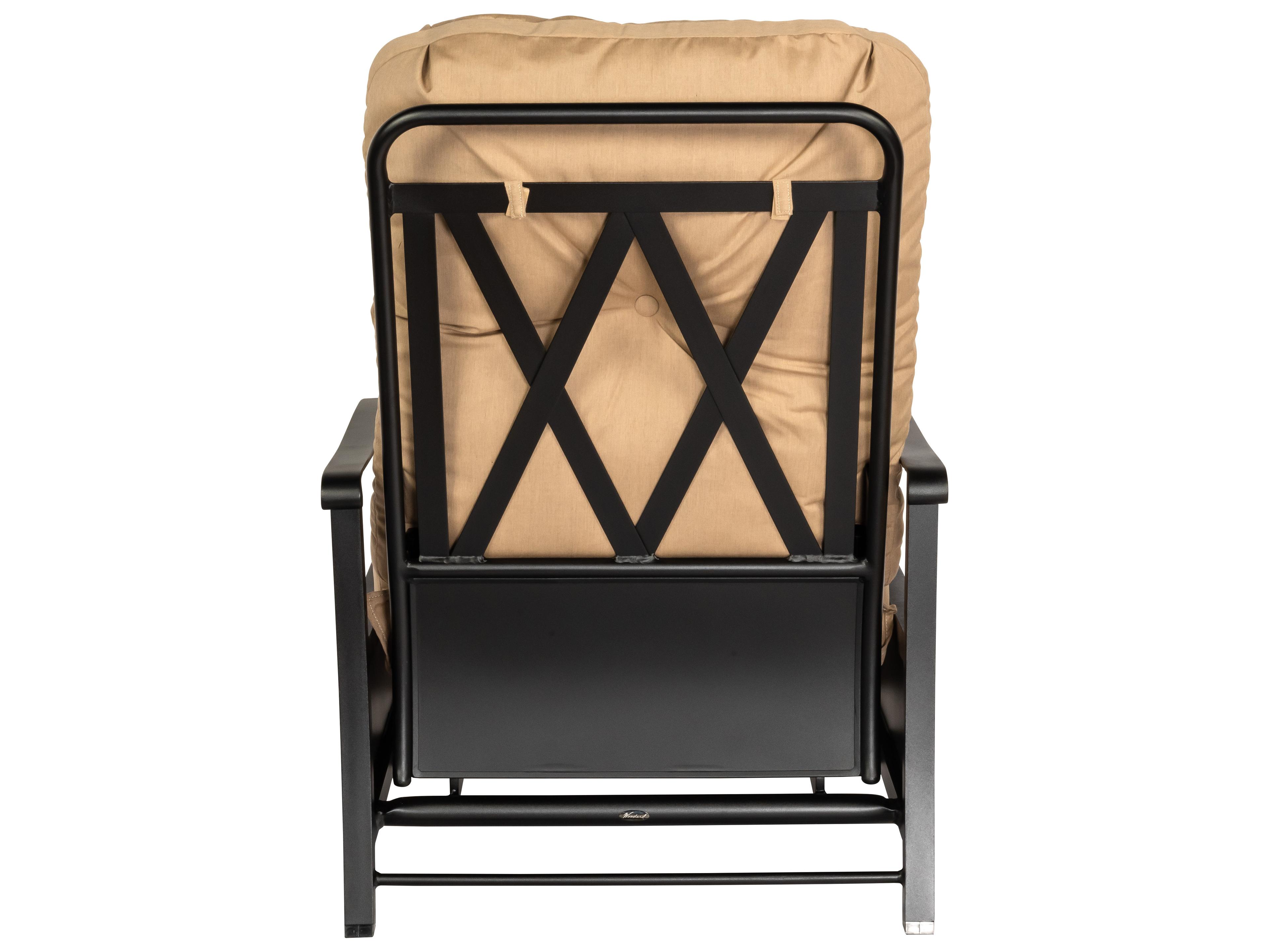 Woodard Cortland Cushion Aluminum Recliner Patio Lounge Chair