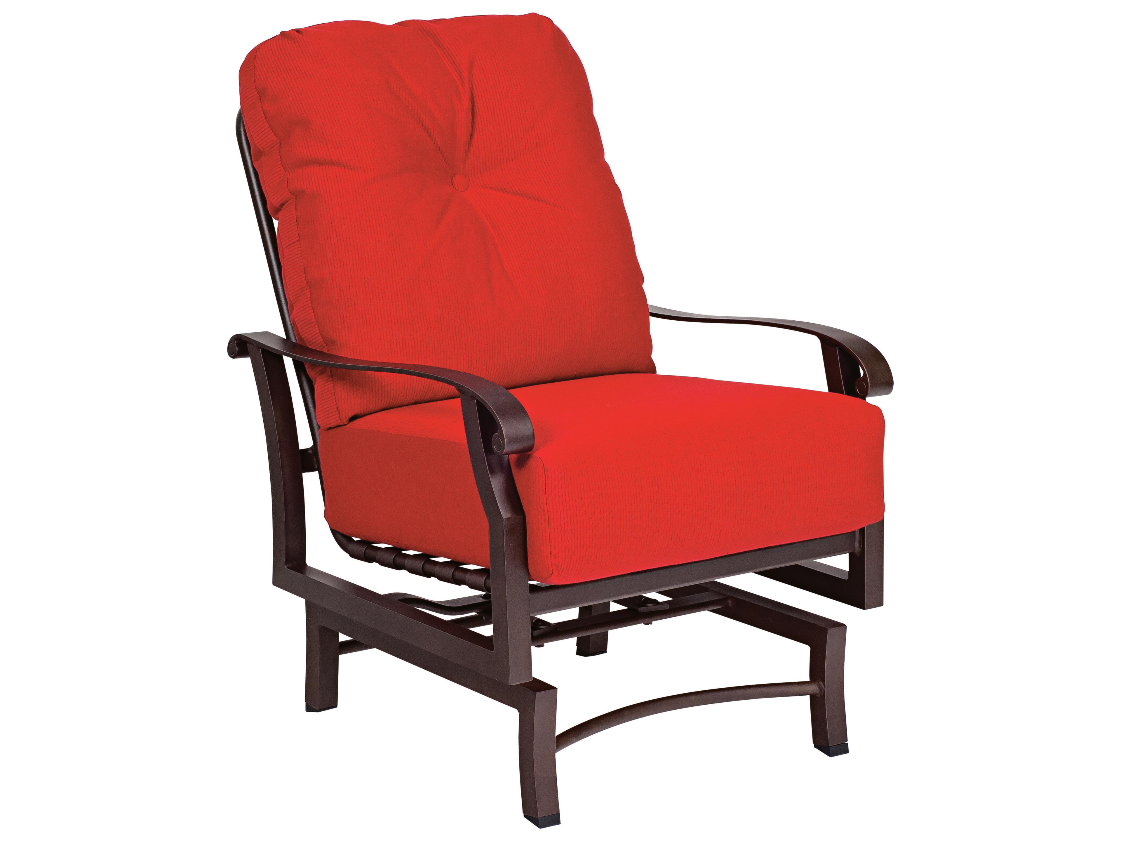 Woodard Cortland Cushion Aluminum Spring Patio Lounge Chair