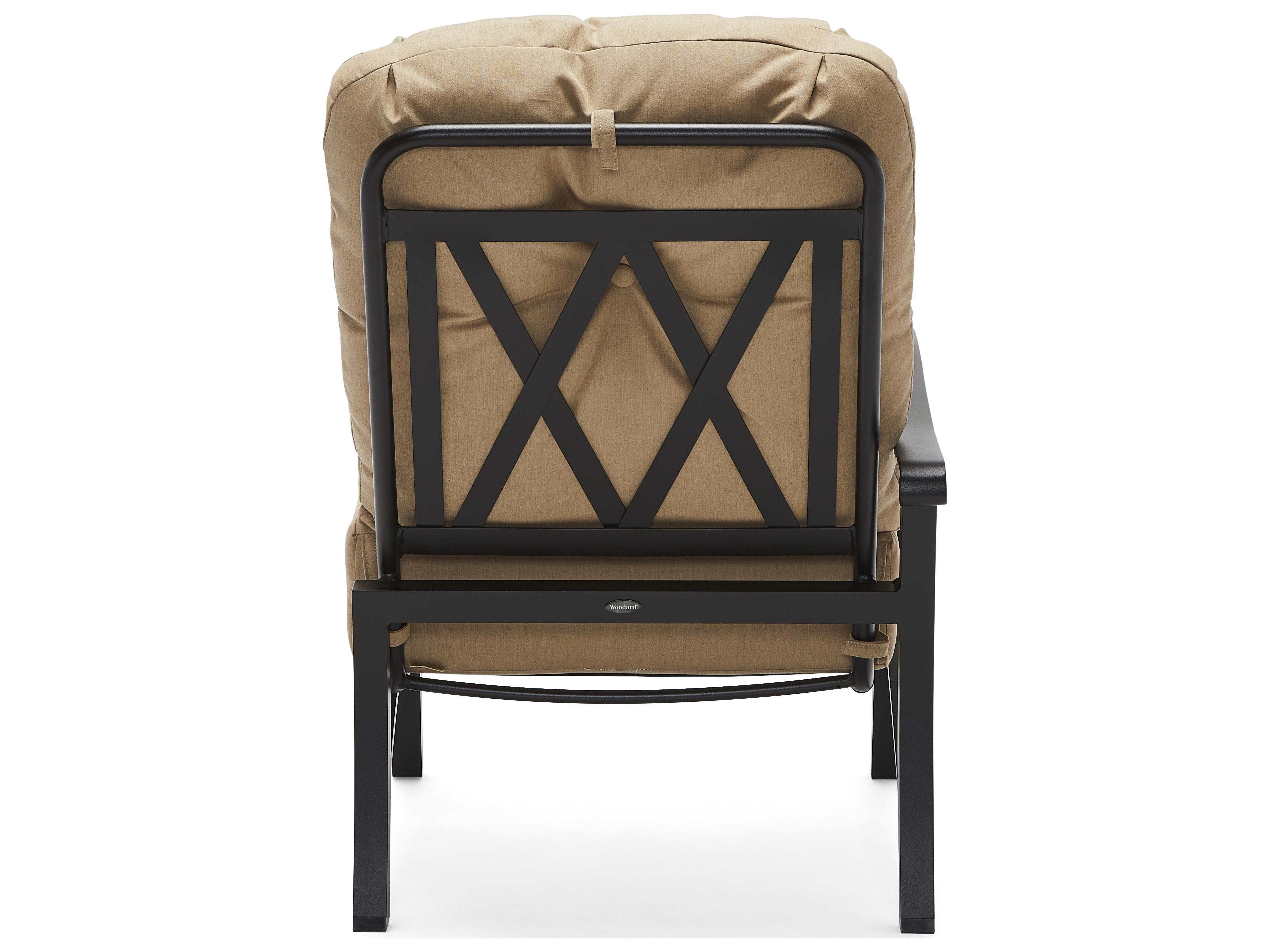 Woodard Cortland Cushion Aluminum Left Arm Outdoor Patio Lounge Chair