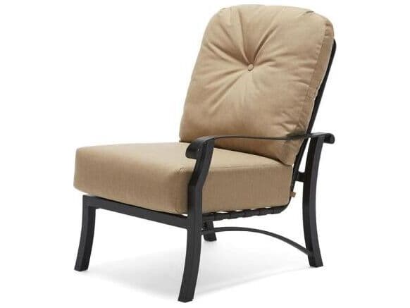 Woodard Cortland Cushion Aluminum Right Arm Patio Lounge Chair