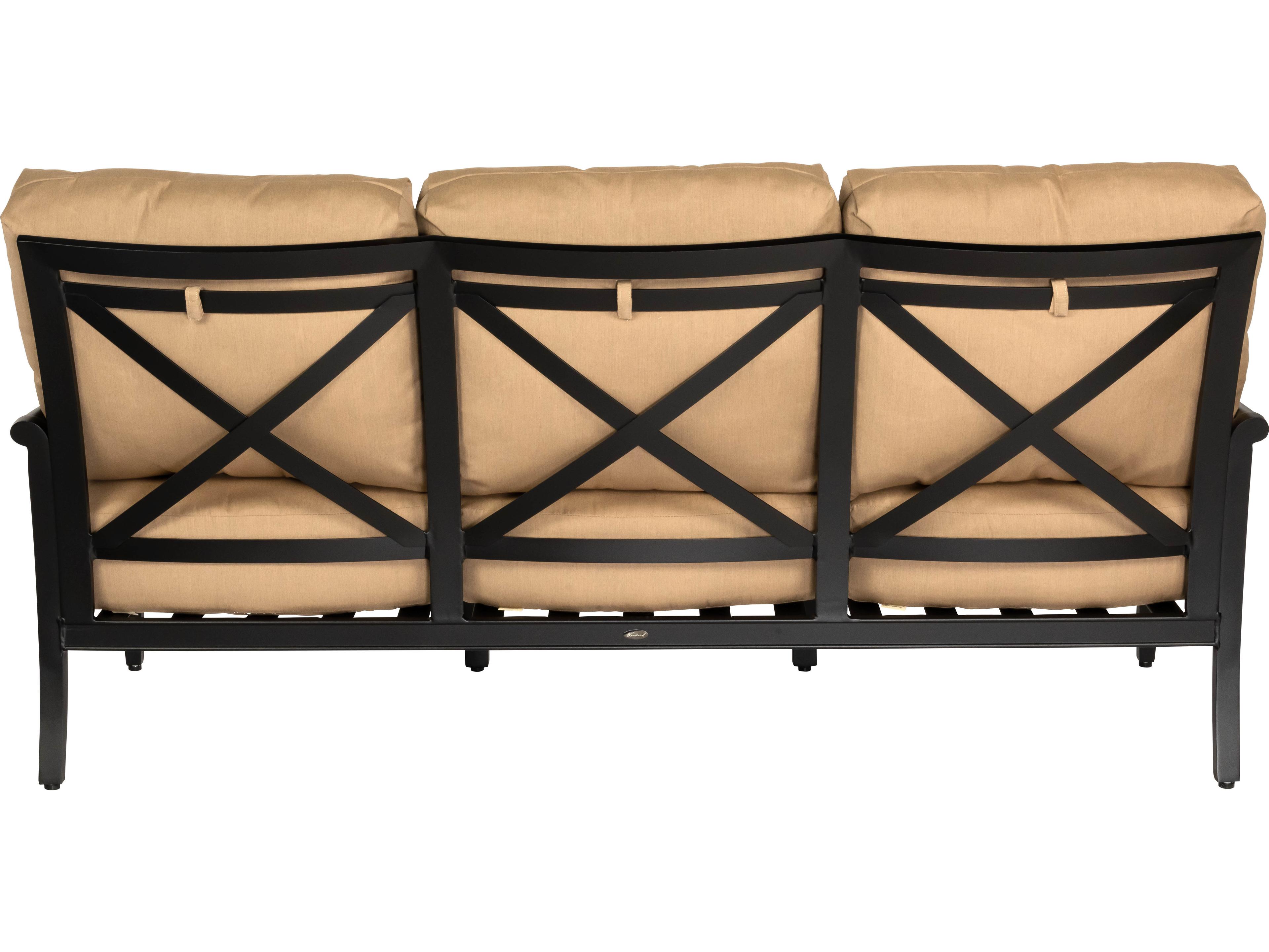 Woodard Andover Cushion Aluminum Outdoor Patio Sofa