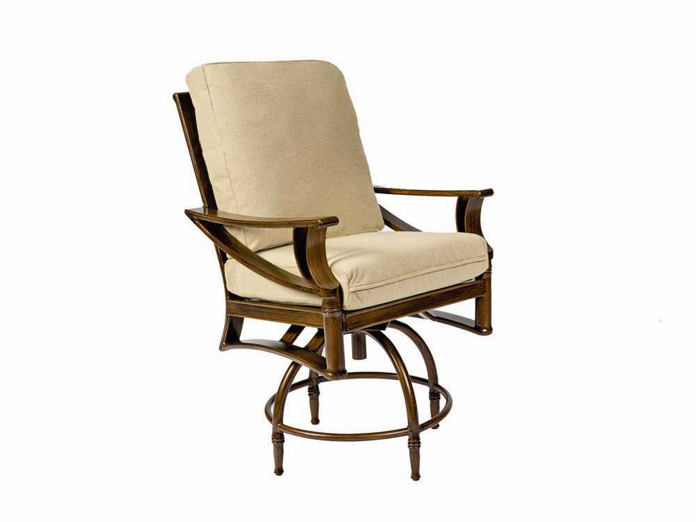 Woodard Arkadia Swivel Counter Stool Replacement Cushions