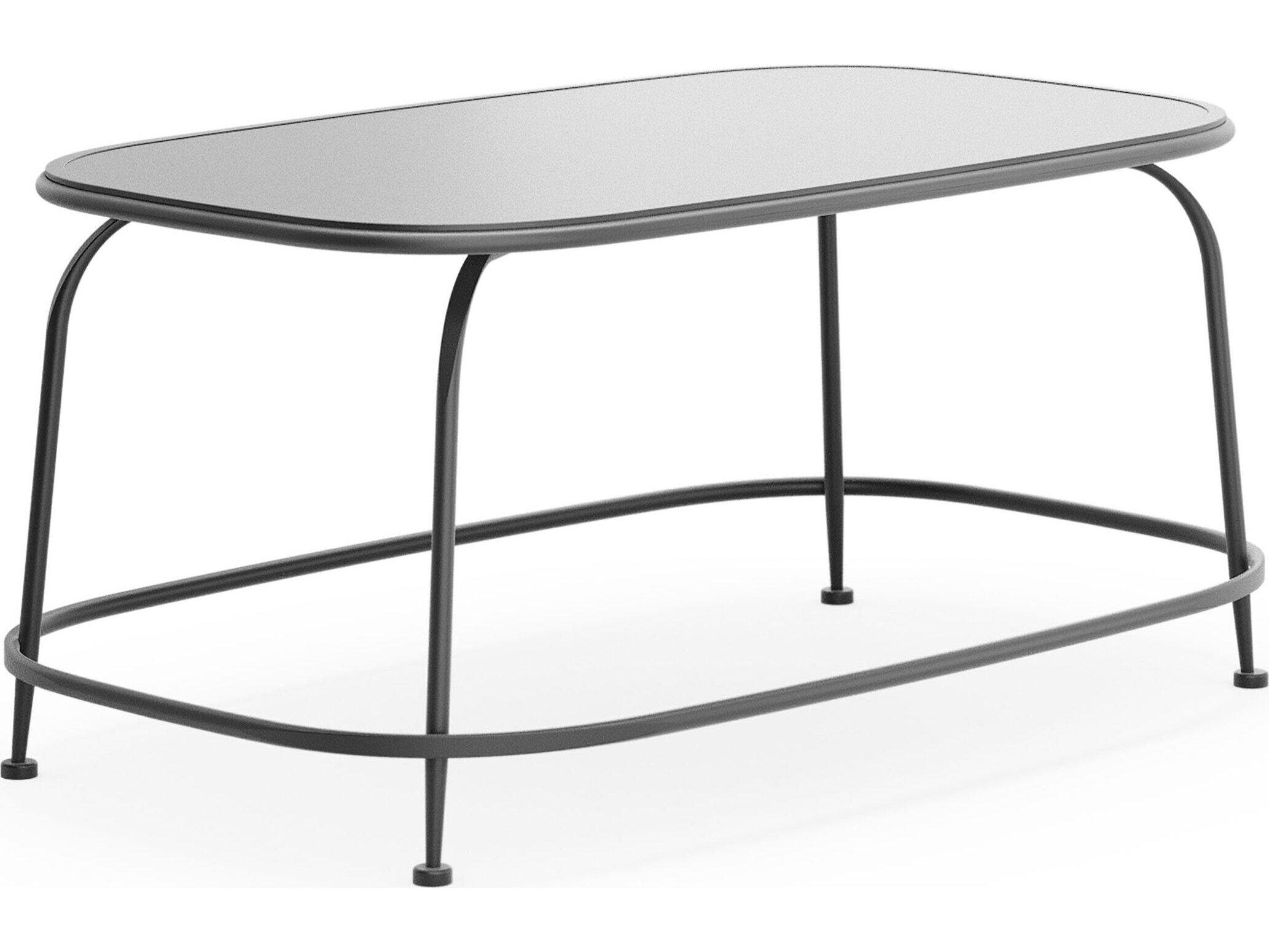 Woodard Reed Wrought Iron Rectangular Coffee Table