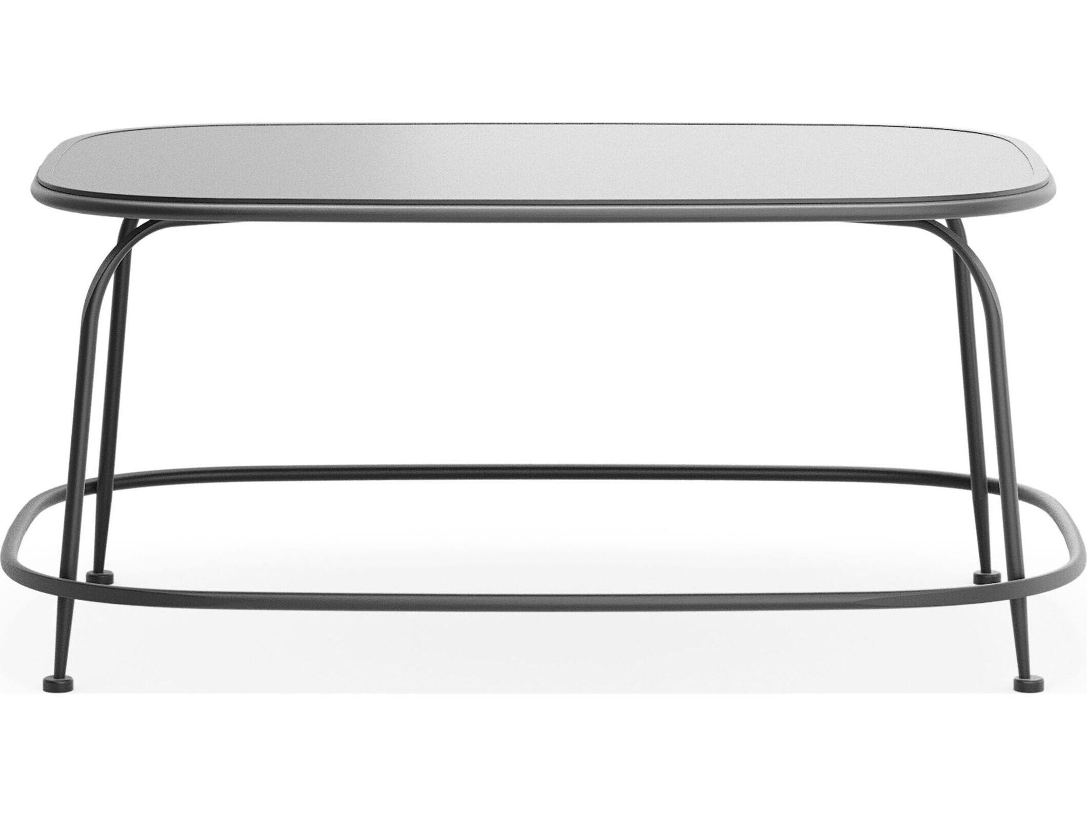 Woodard Reed Wrought Iron Rectangular Coffee Table