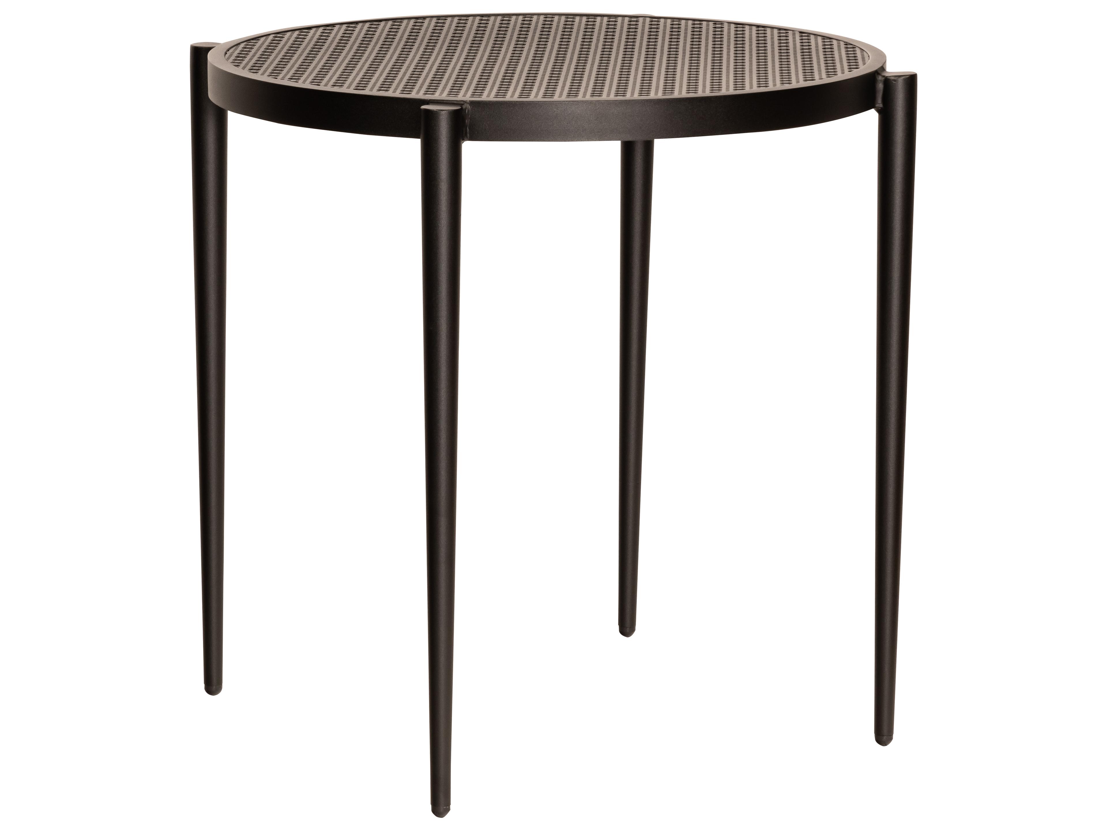 Woodard Parc Aluminum Round Outdoor Bistro Table